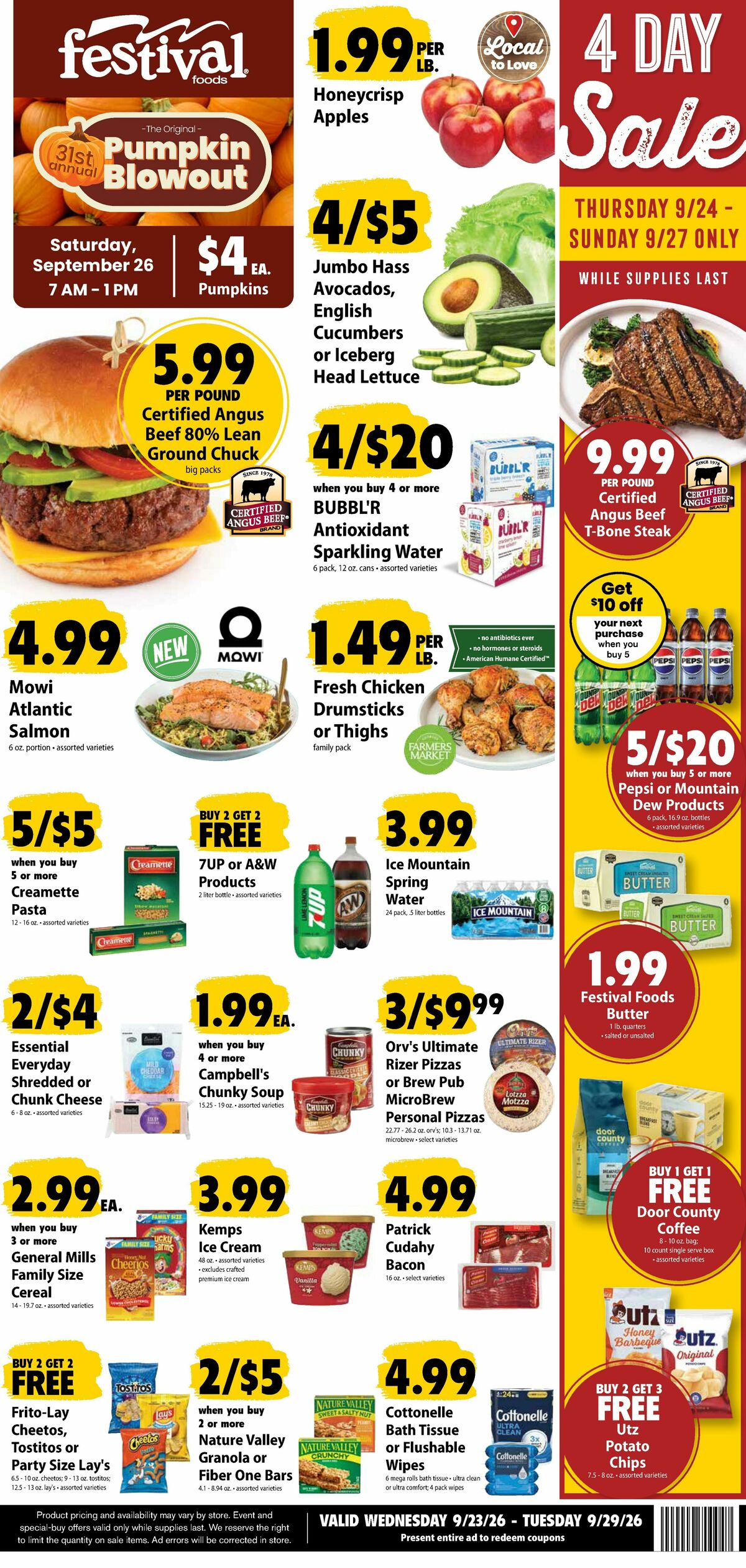 Festival Foods Weekly Ad from September 23