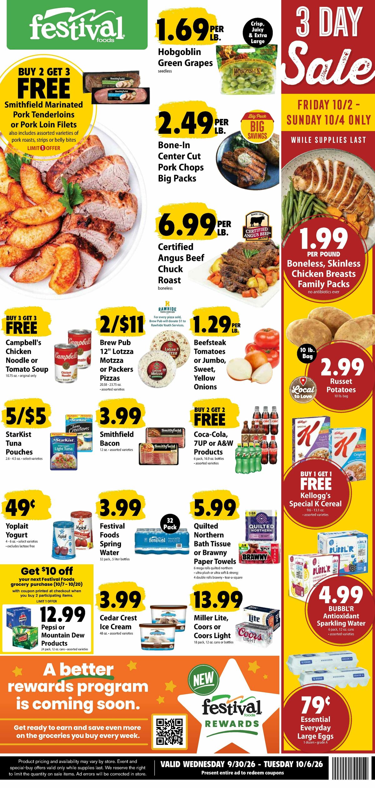 Festival Foods Weekly Ad from September 30