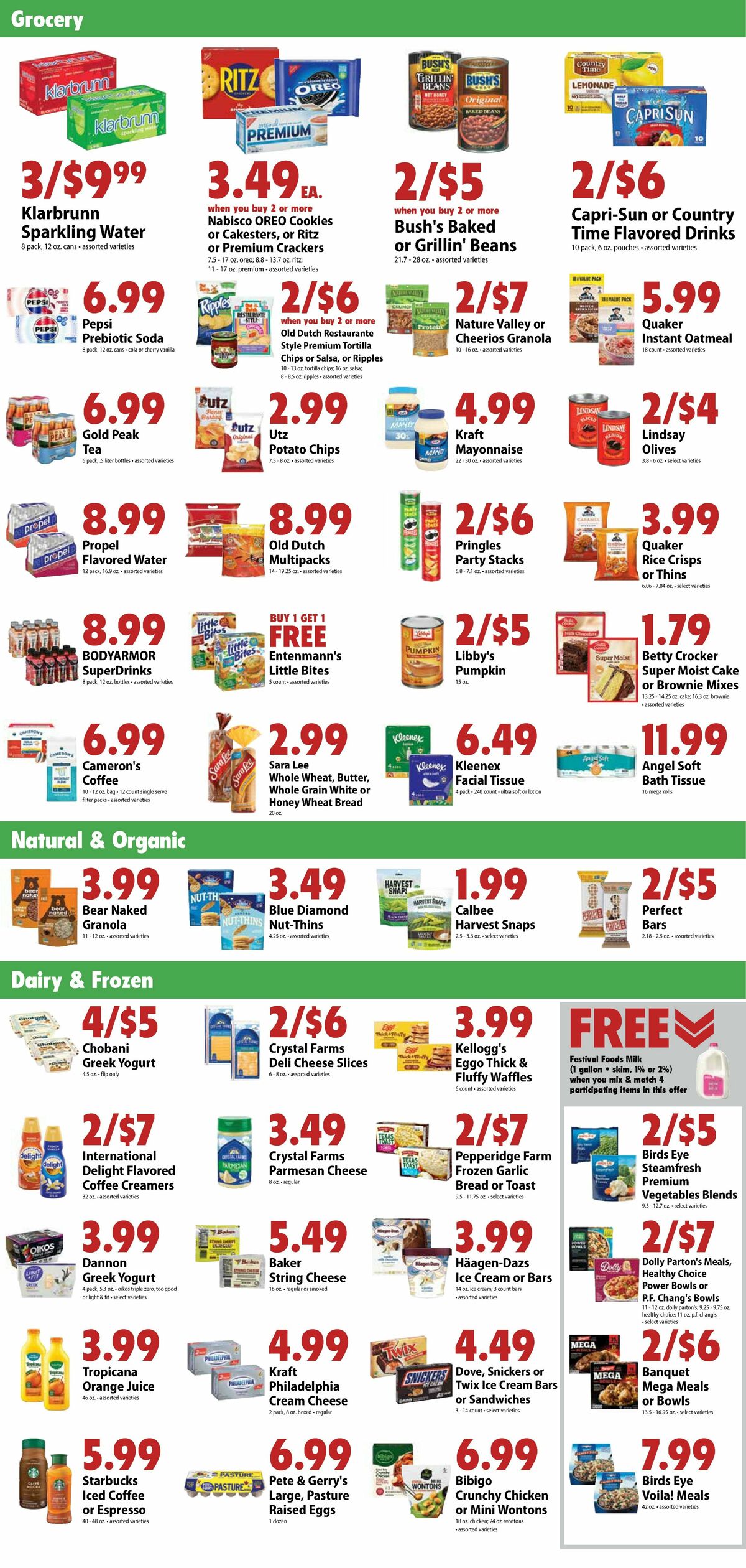 Festival Foods Weekly Ad from September 30