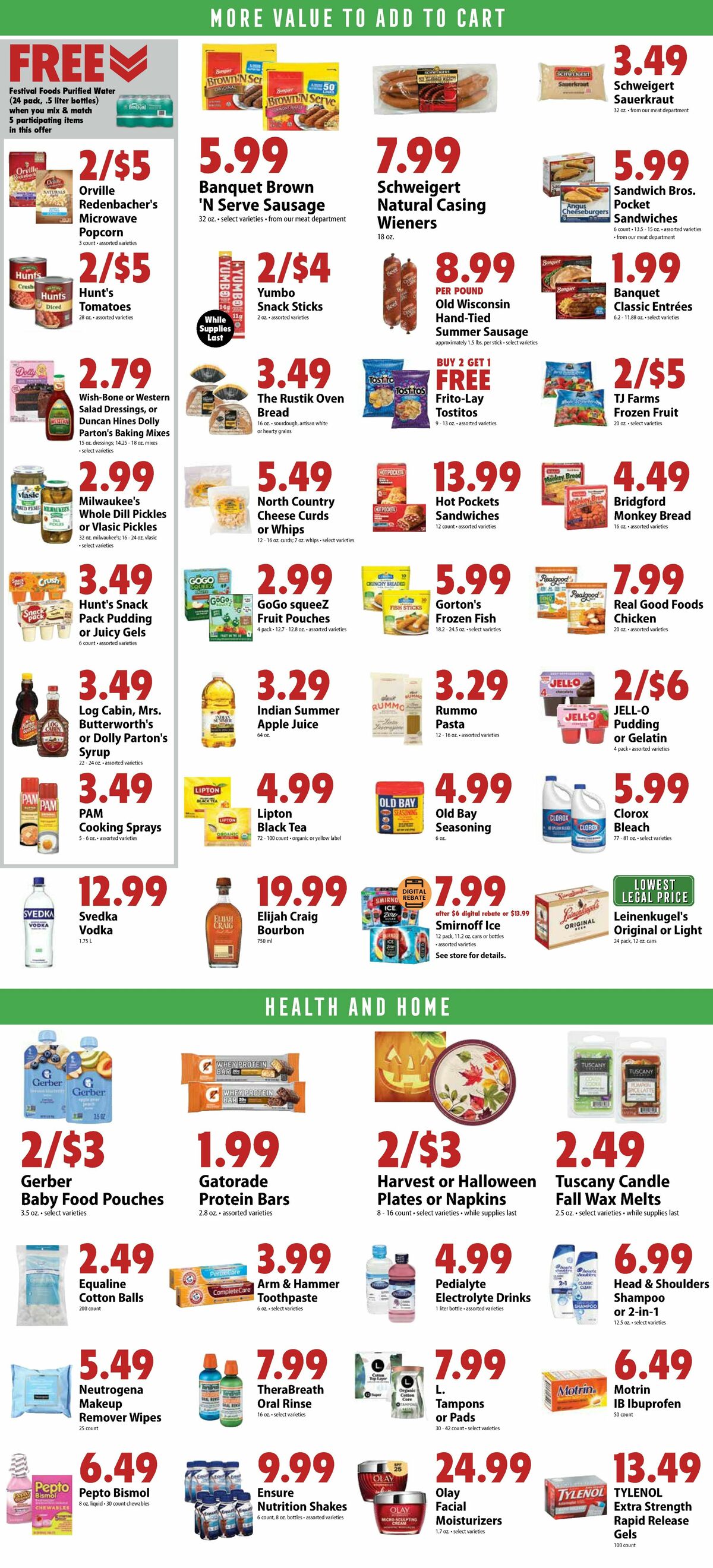 Festival Foods Weekly Ad from September 30