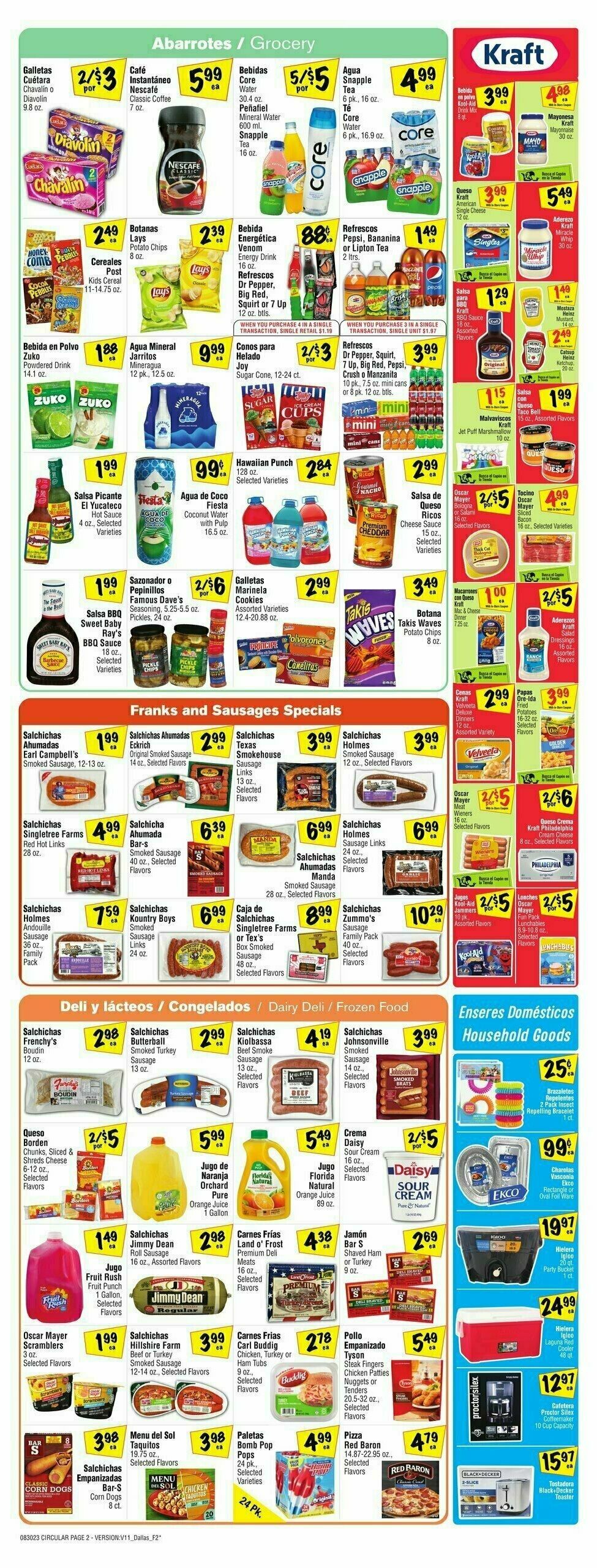 Fiesta Mart Weekly Ad from August 30