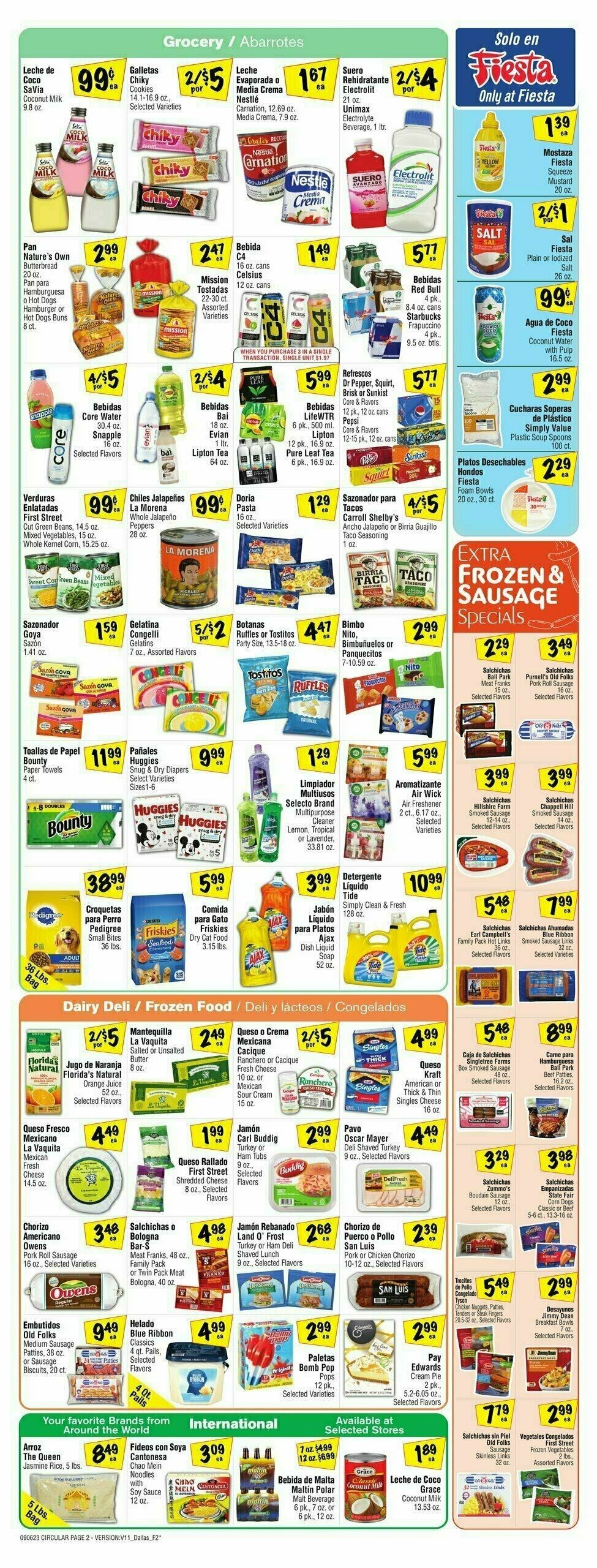 Fiesta Mart Weekly Ad from September 6