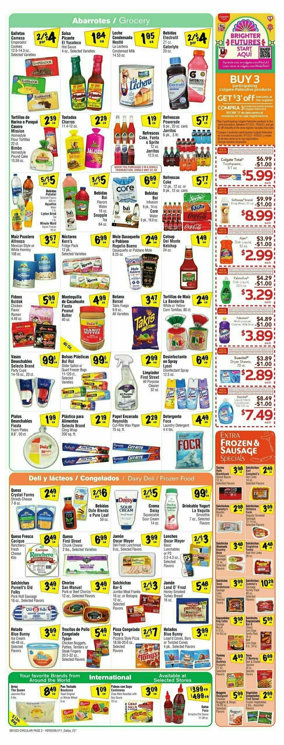 Fiesta Mart Weekly Ad from September 13