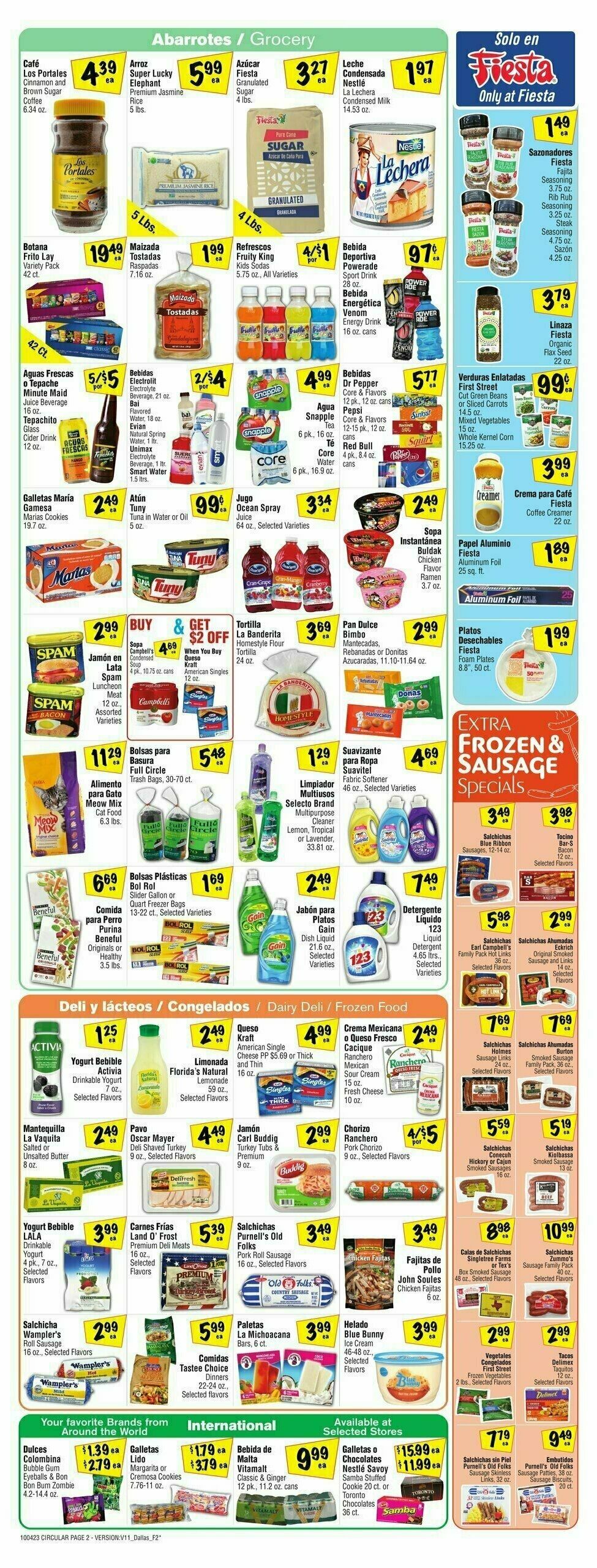 Fiesta Mart Weekly Ad from October 4