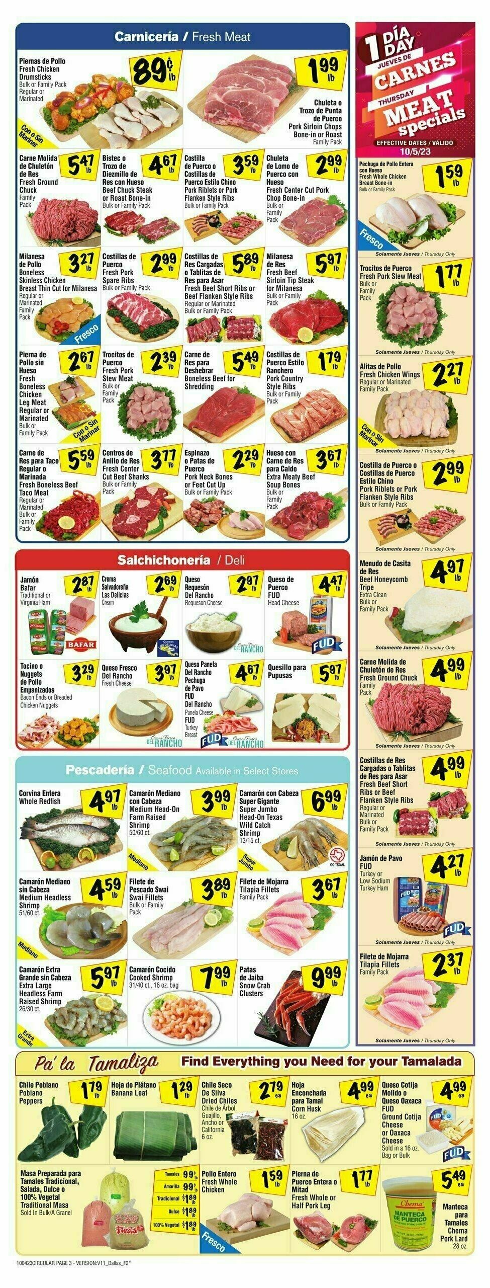 Fiesta Mart Weekly Ad from October 4