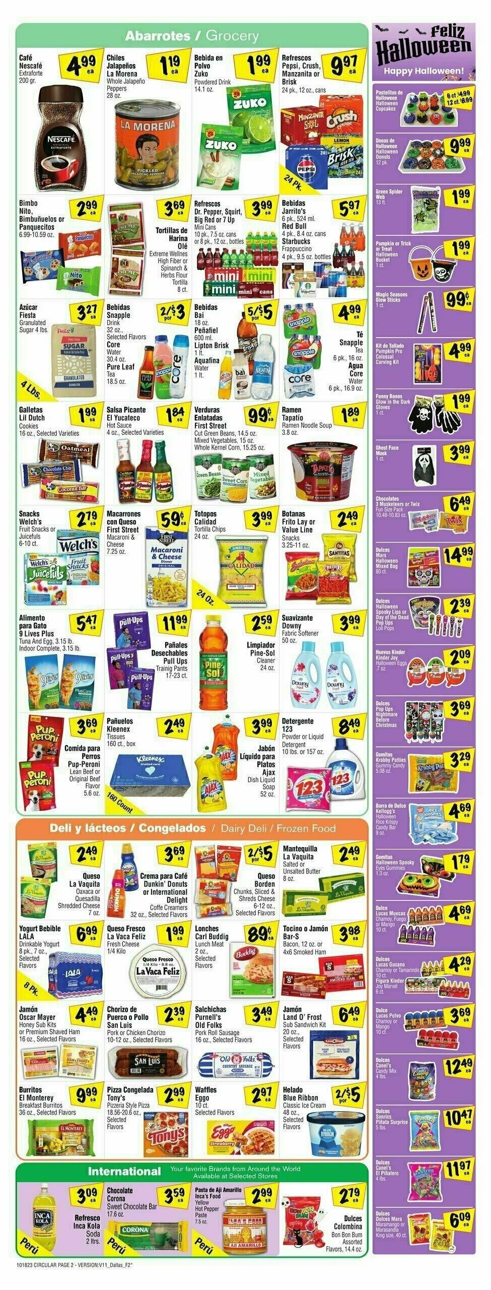 Fiesta Mart Weekly Ad from October 18