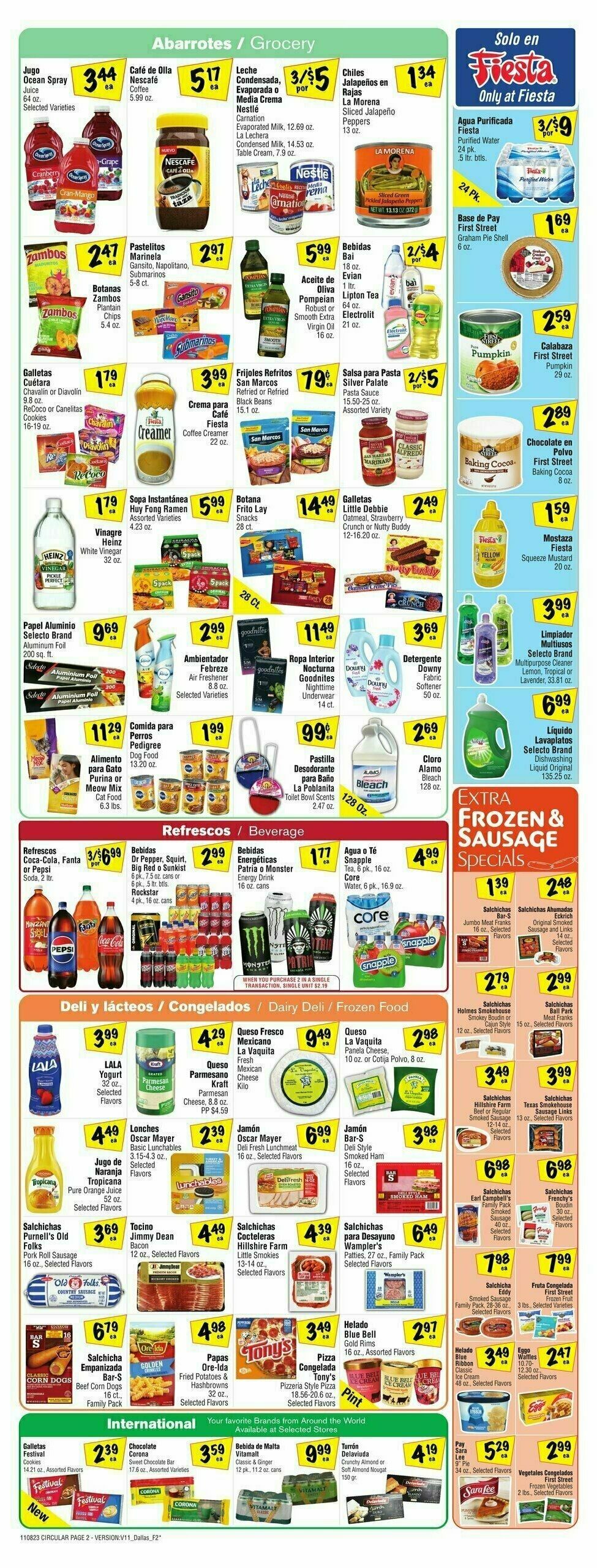 Fiesta Mart Weekly Ad from November 8
