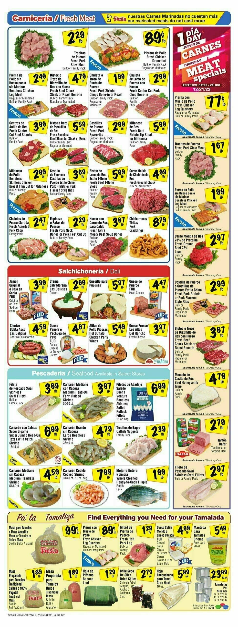 Fiesta Mart Weekly Ad from December 20