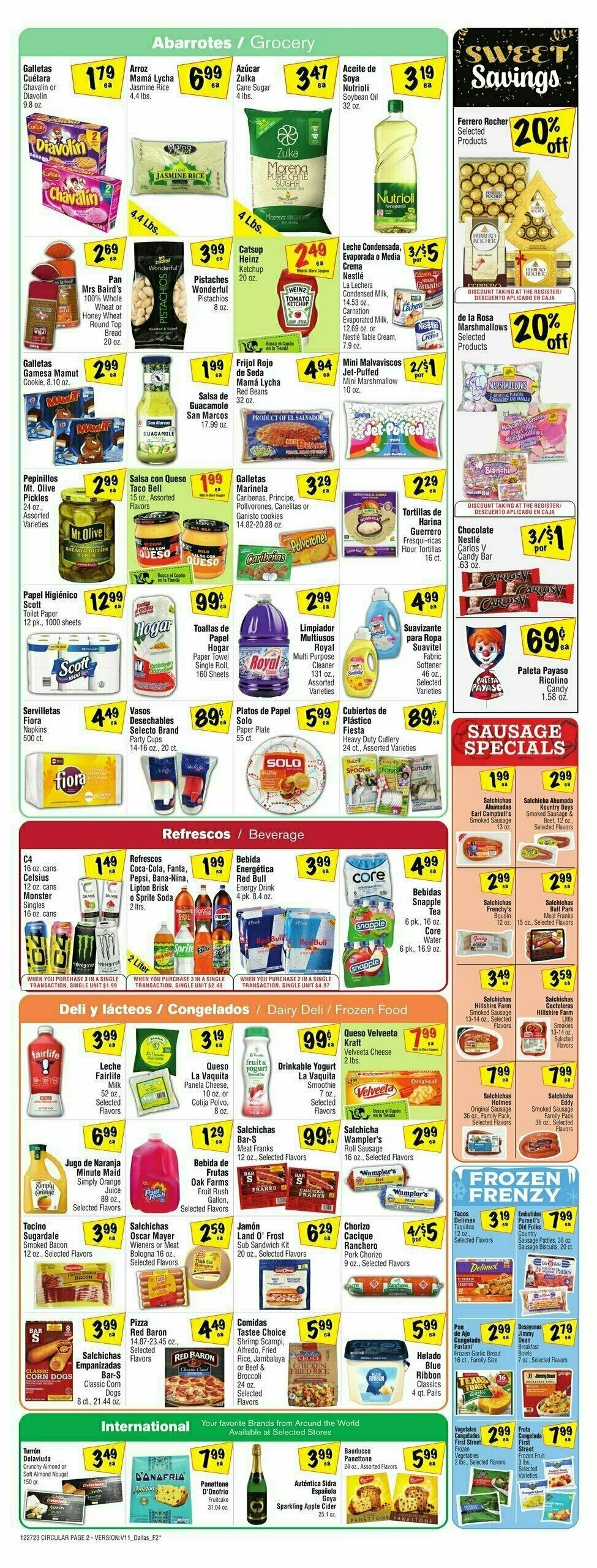 Fiesta Mart Weekly Ad from December 27