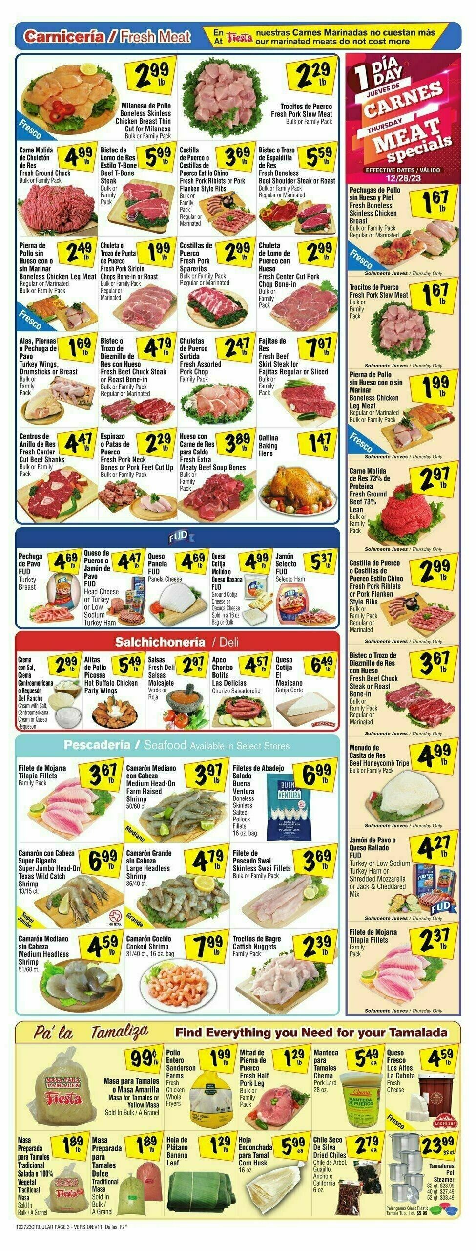 Fiesta Mart Weekly Ad from December 27