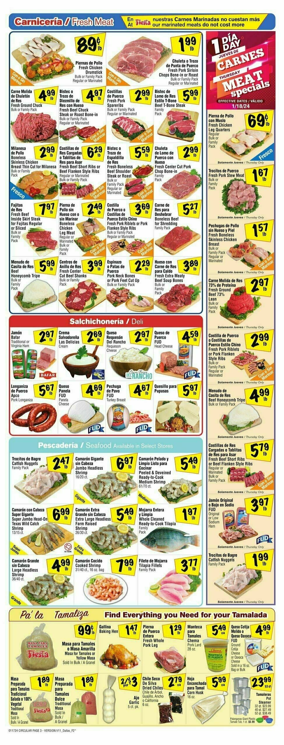 Fiesta Mart Weekly Ad from January 17