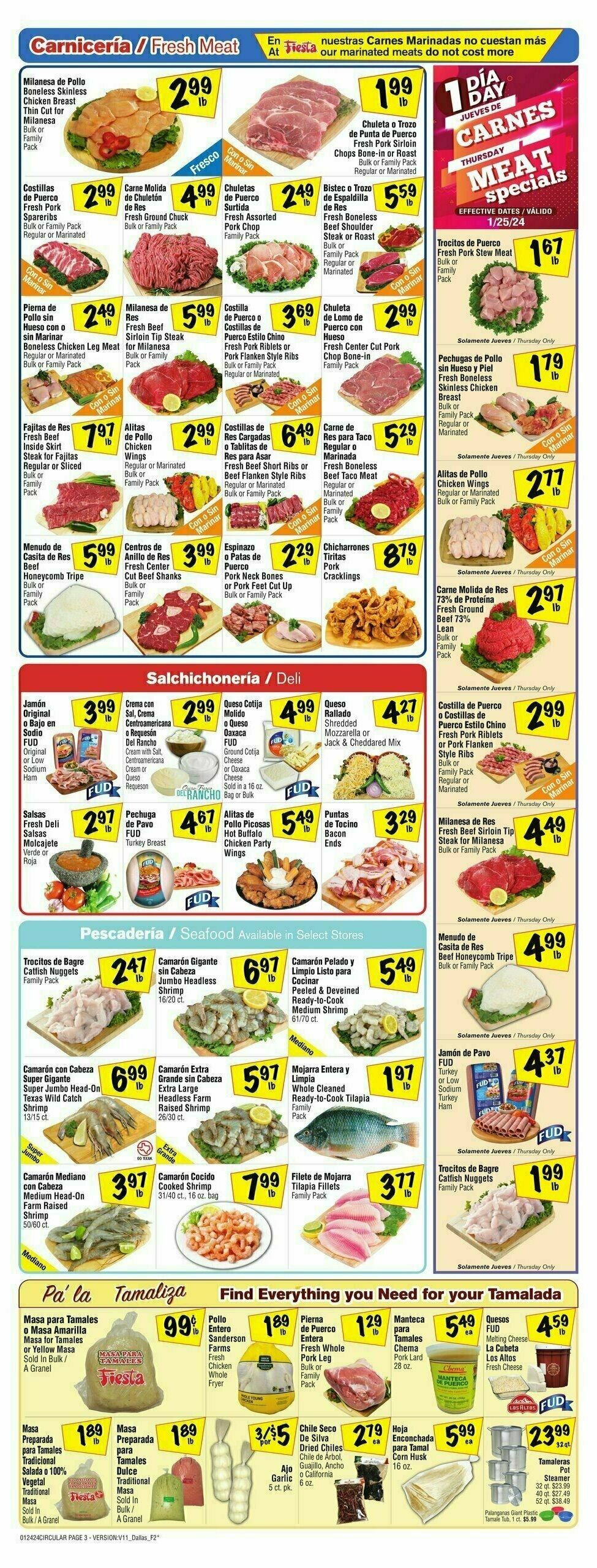 Fiesta Mart Weekly Ad from January 24