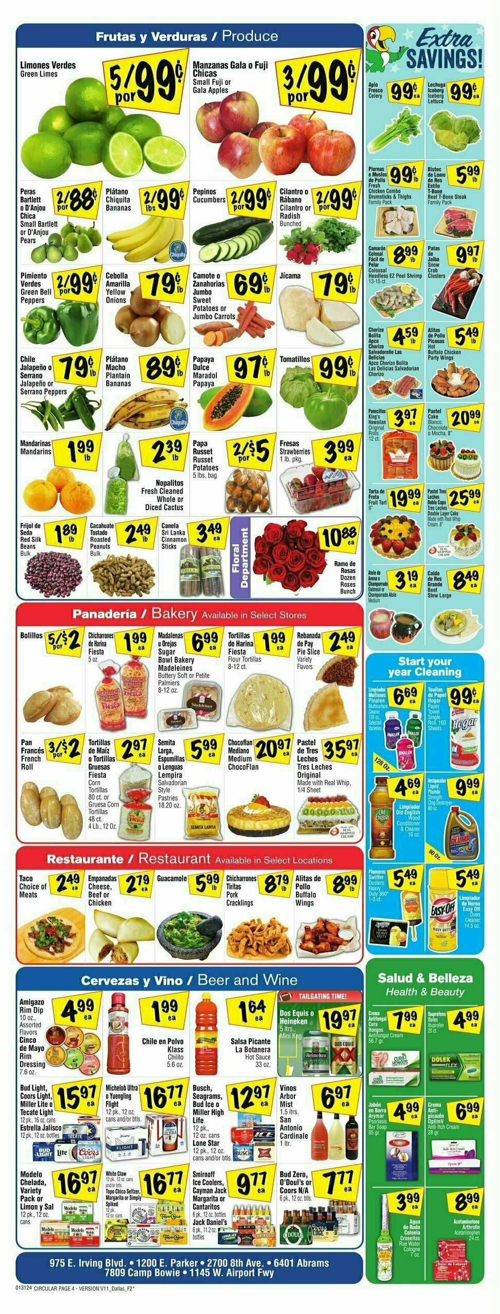 Fiesta Mart Weekly Ad from January 31