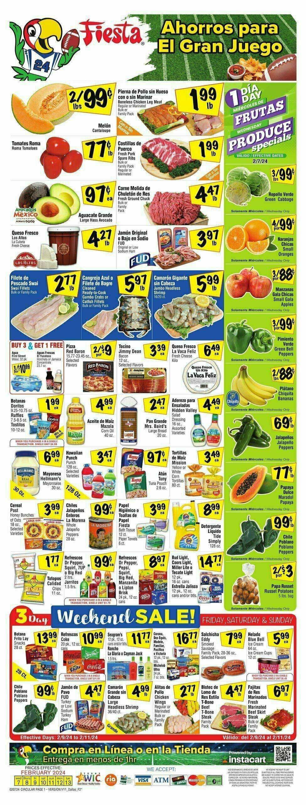 Fiesta Mart Weekly Ad from February 7