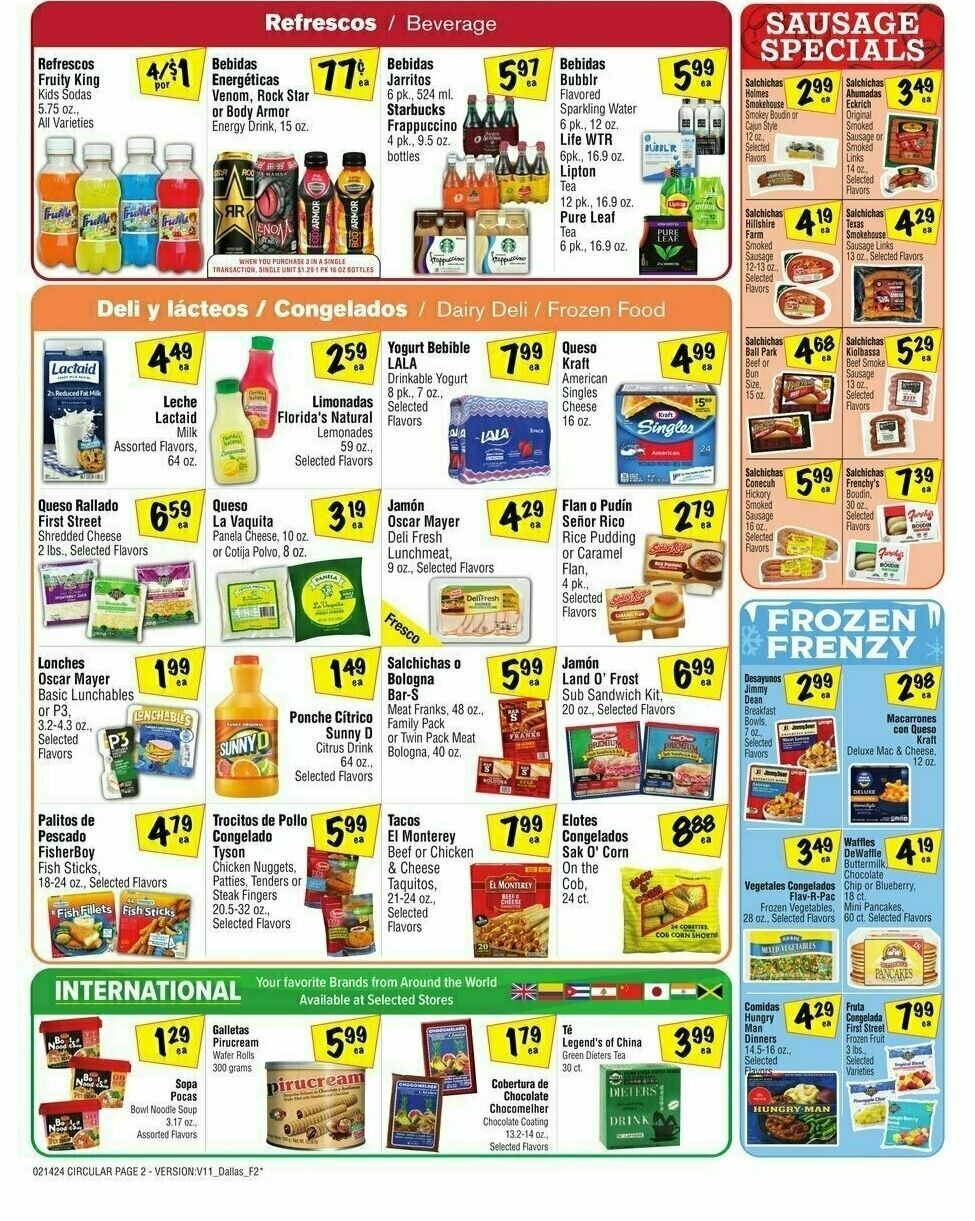 Fiesta Mart Weekly Ad from February 14