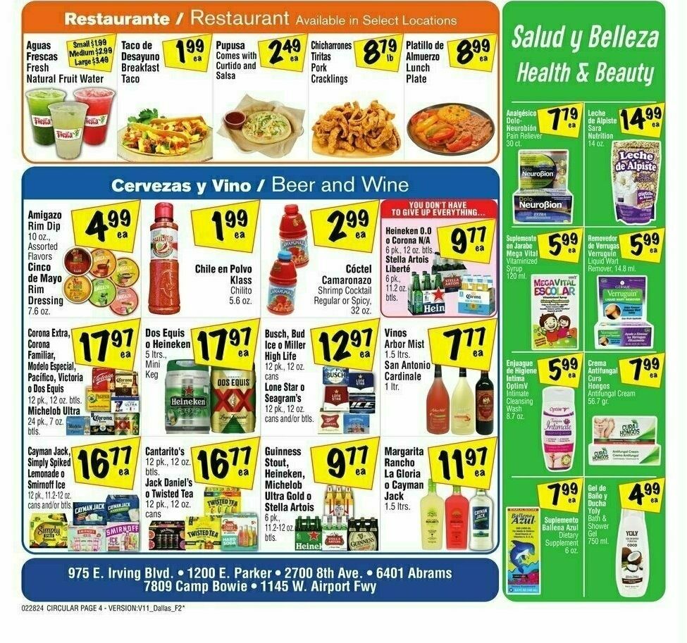 Fiesta Mart Weekly Ad from February 28