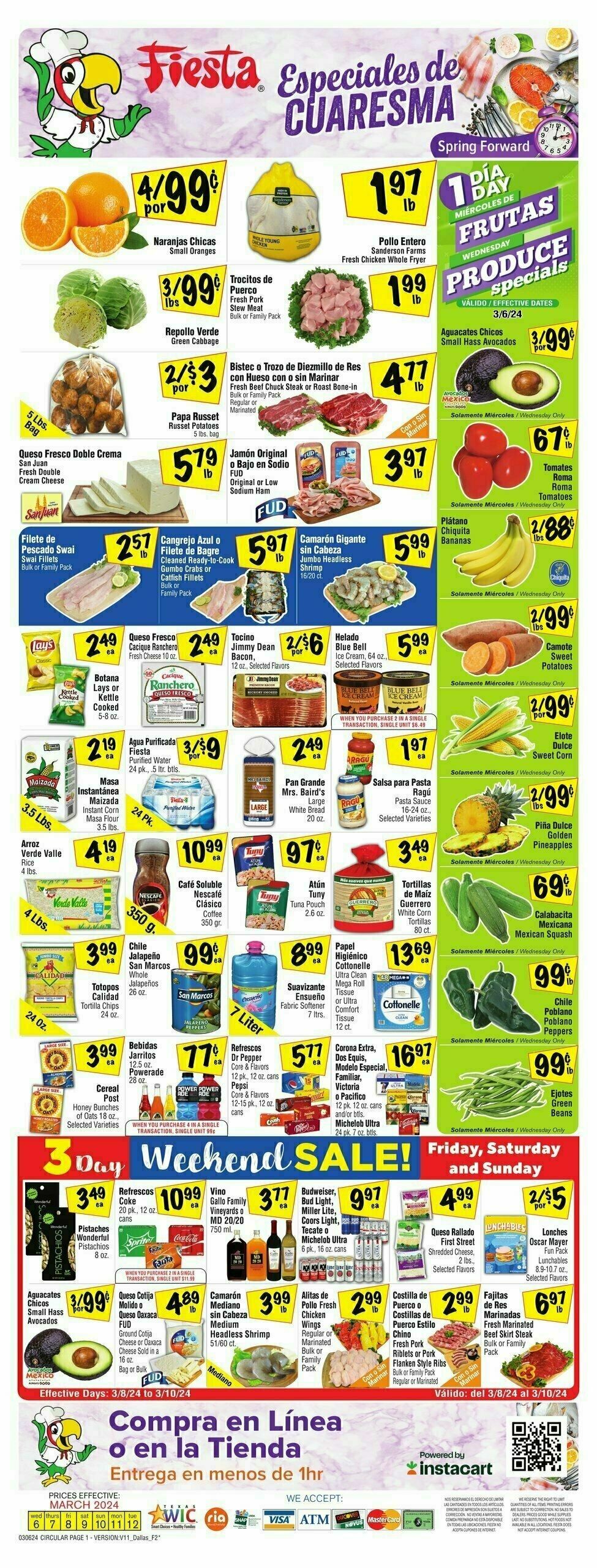 Fiesta Mart Weekly Ad from March 6