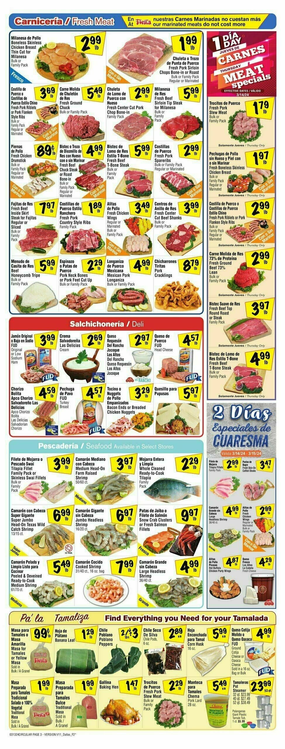 Fiesta Mart Weekly Ad from March 13