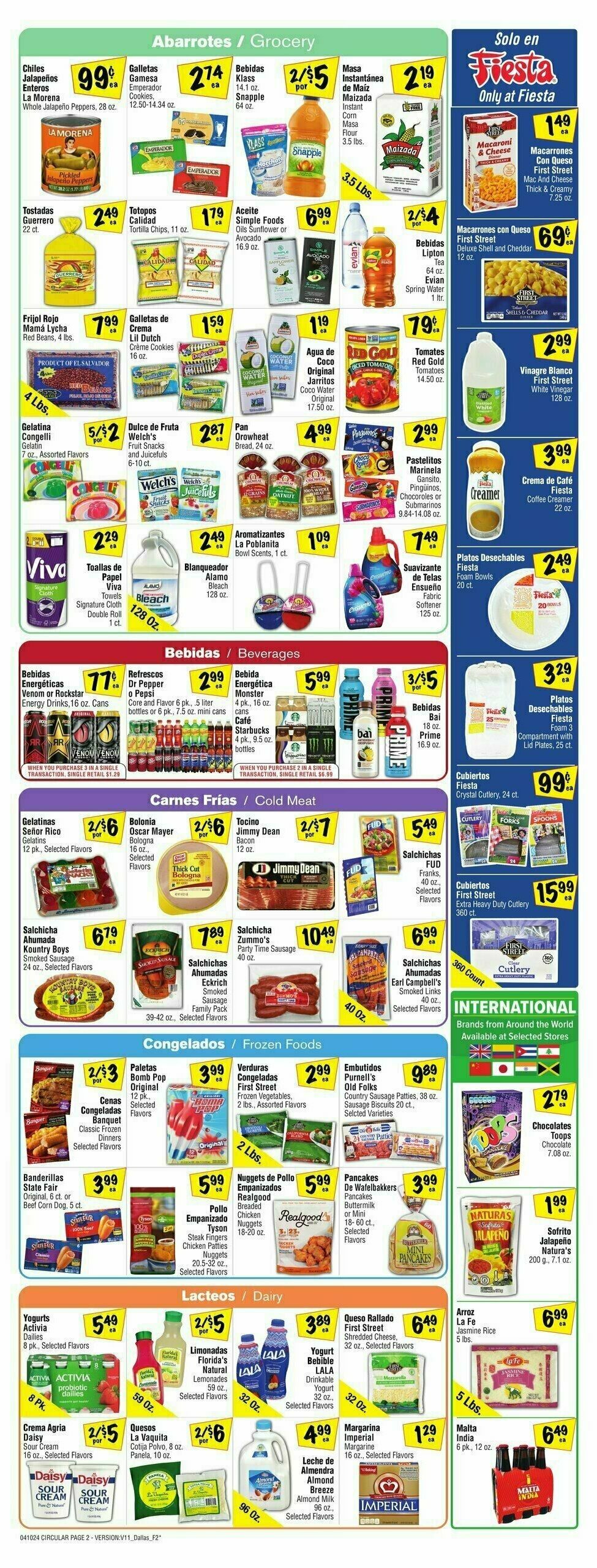 Fiesta Mart Weekly Ad from April 10