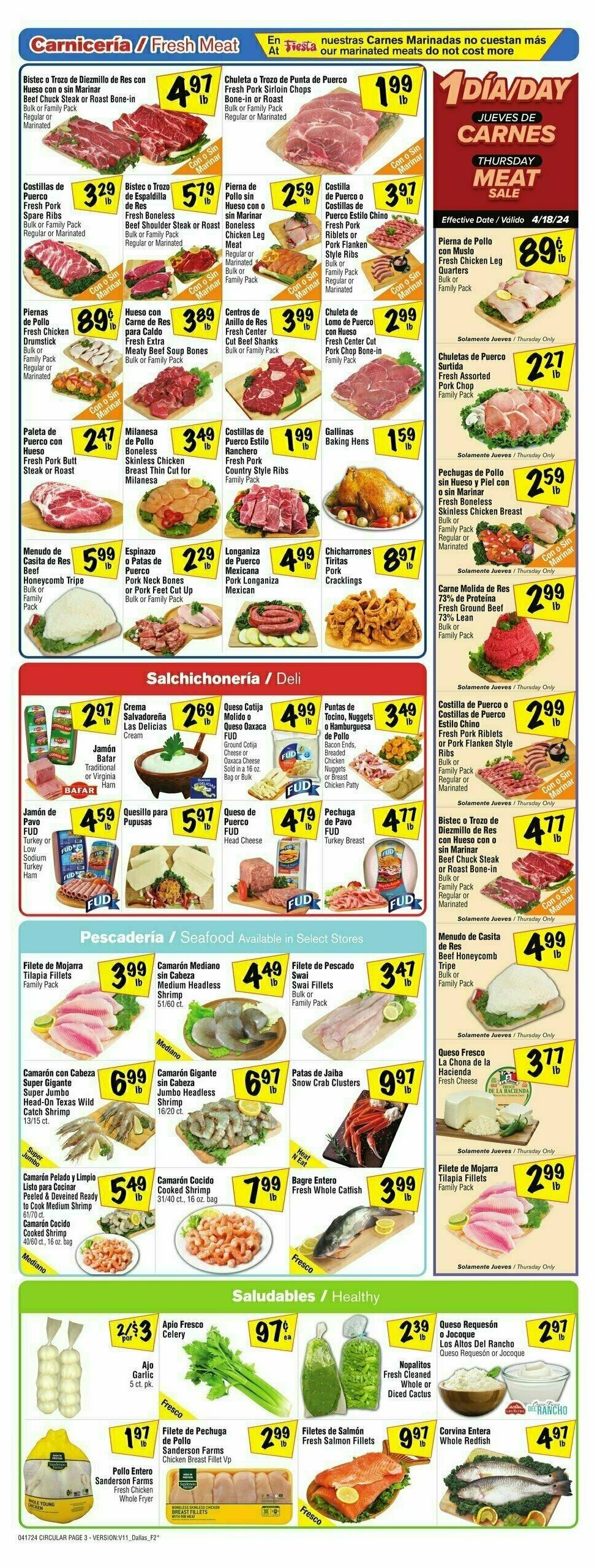 Fiesta Mart Weekly Ad from April 17