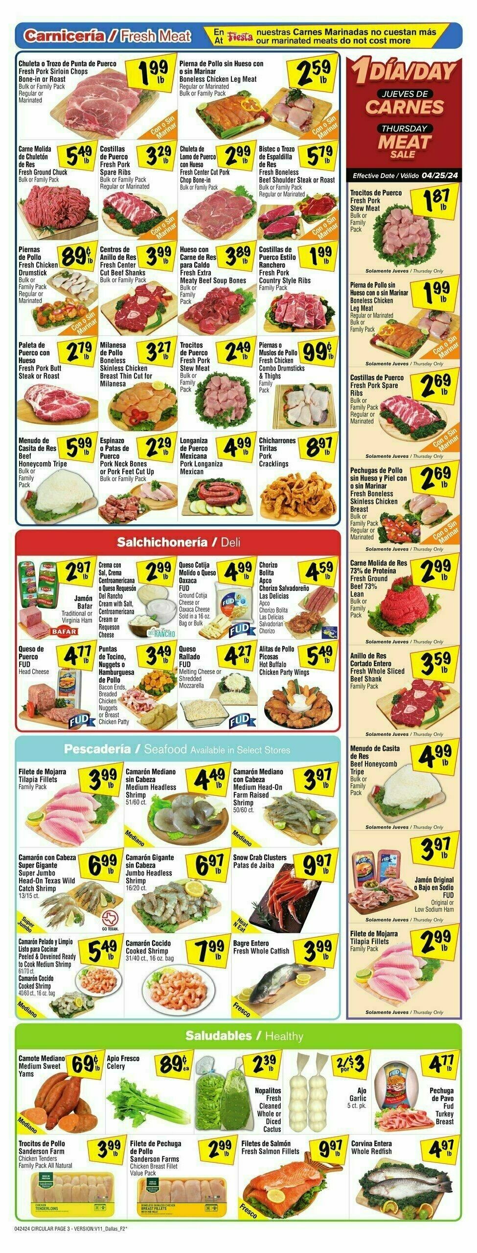 Fiesta Mart Weekly Ad from April 24