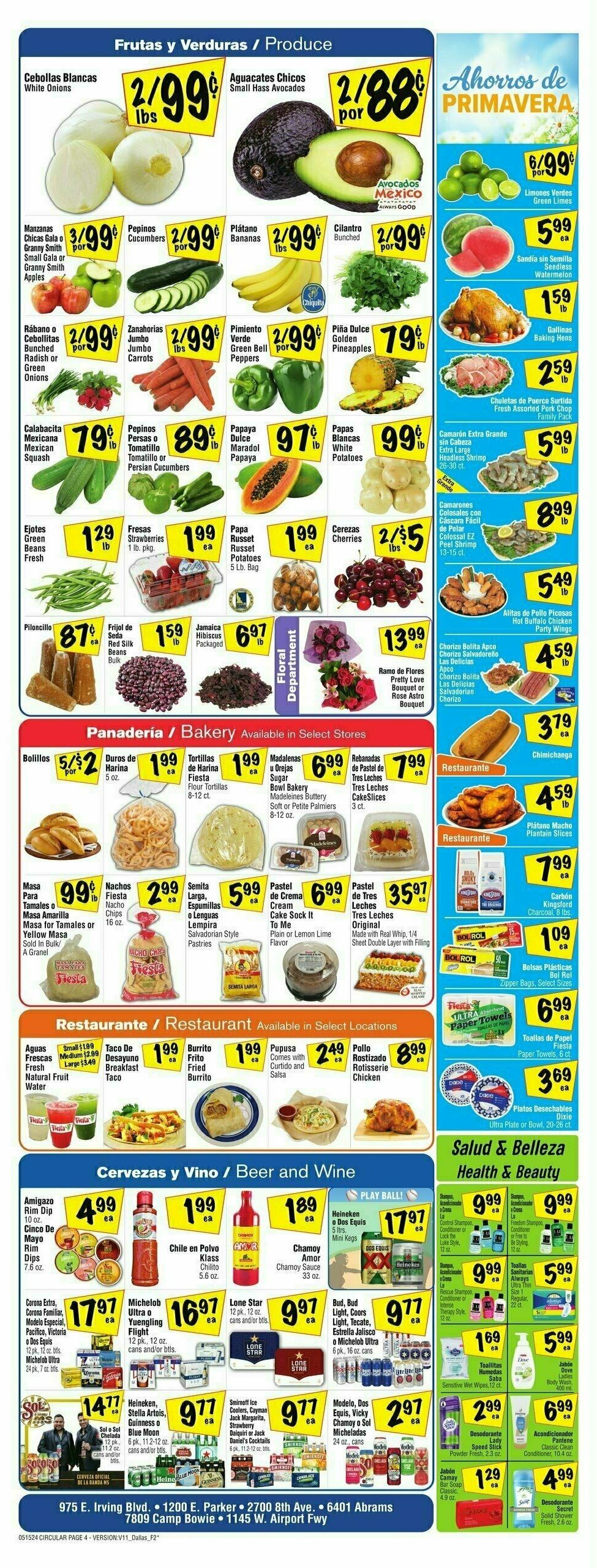 Fiesta Mart Weekly Ad from May 15