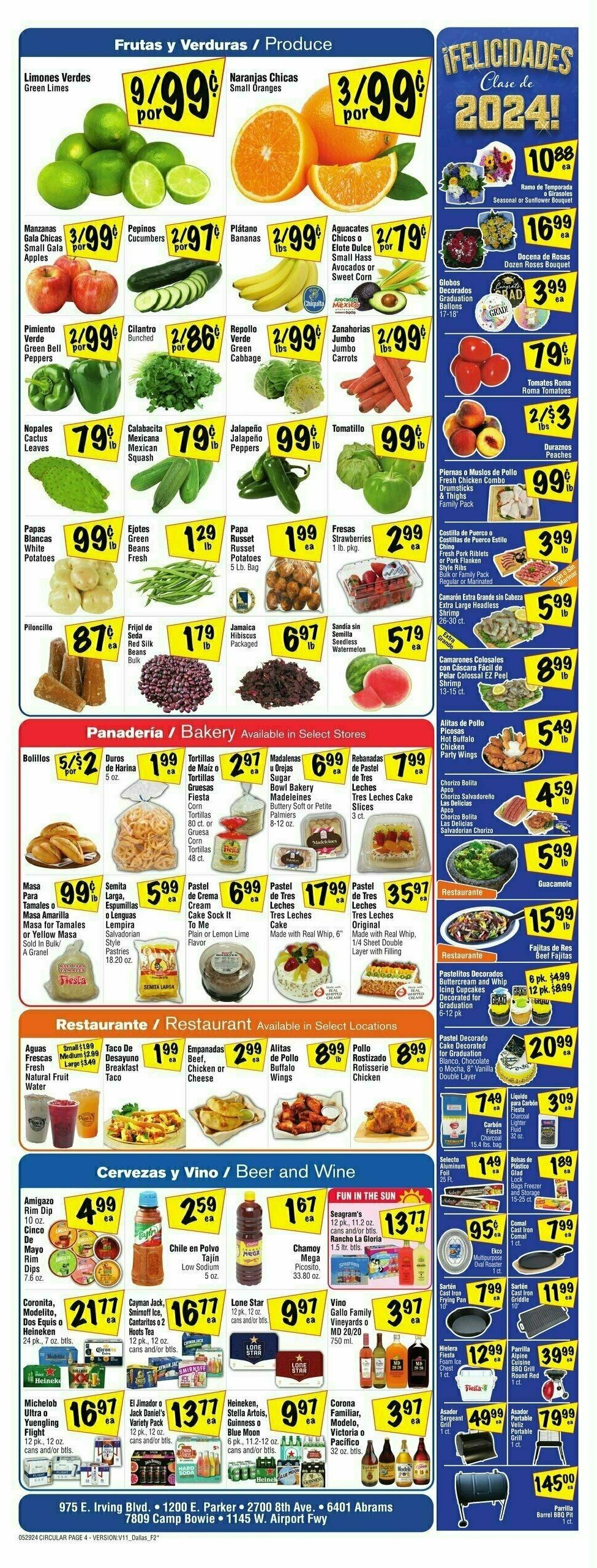 Fiesta Mart Weekly Ad from May 29