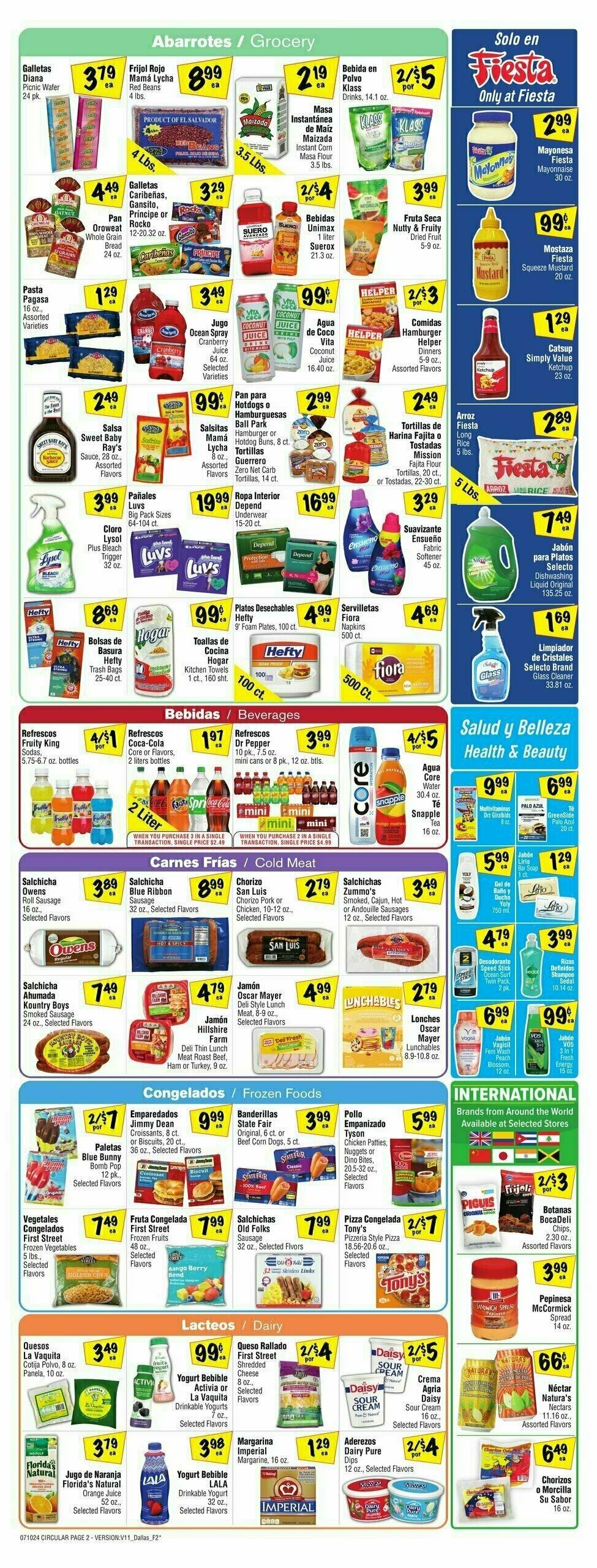 Fiesta Mart Weekly Ad from July 10