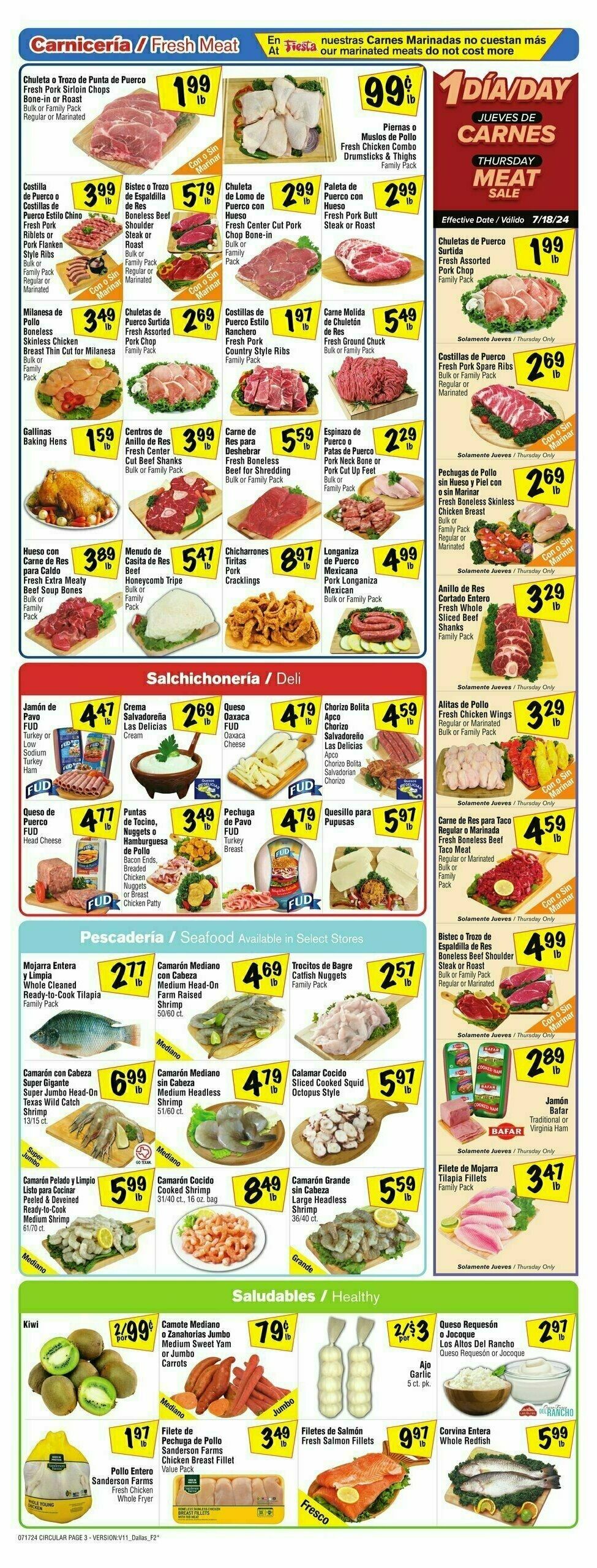 Fiesta Mart Weekly Ad from July 17