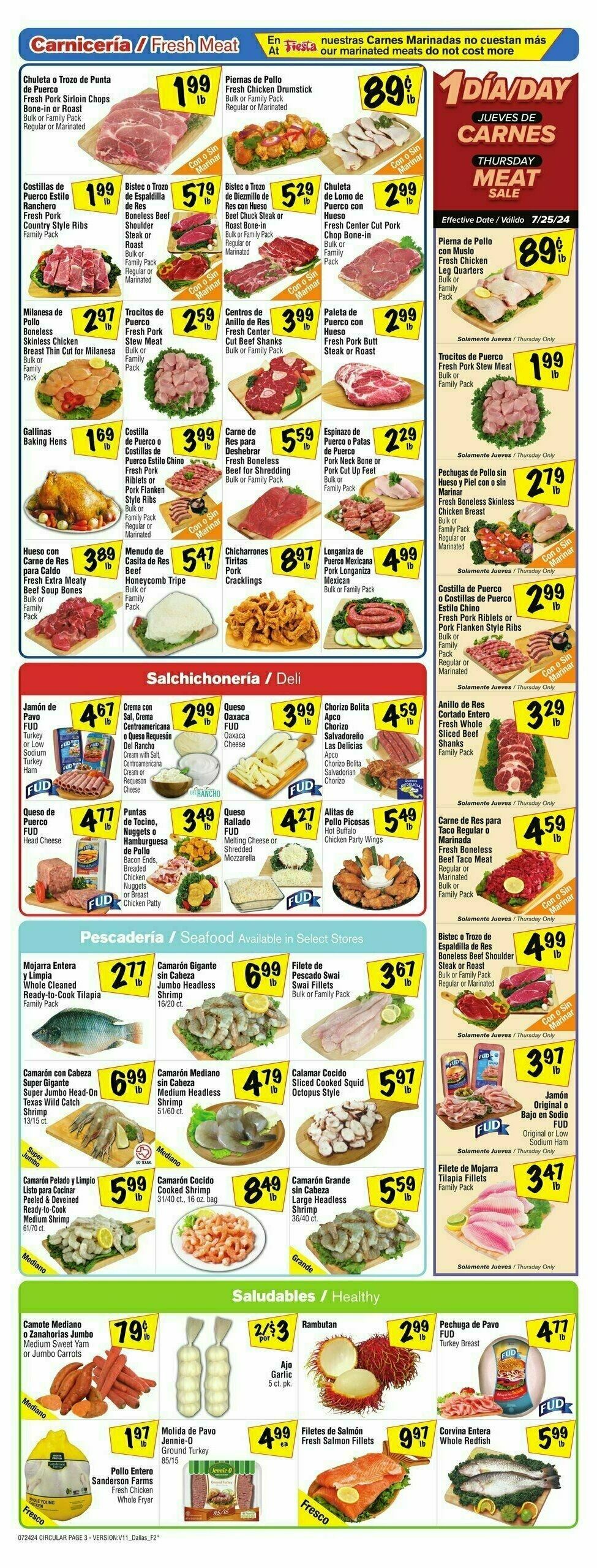 Fiesta Mart Weekly Ad from July 24