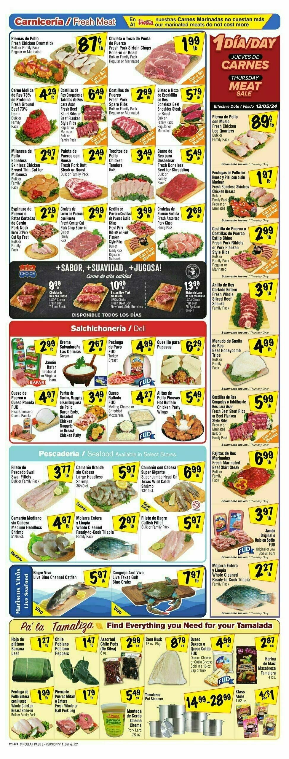 Fiesta Mart Weekly Ad from December 4