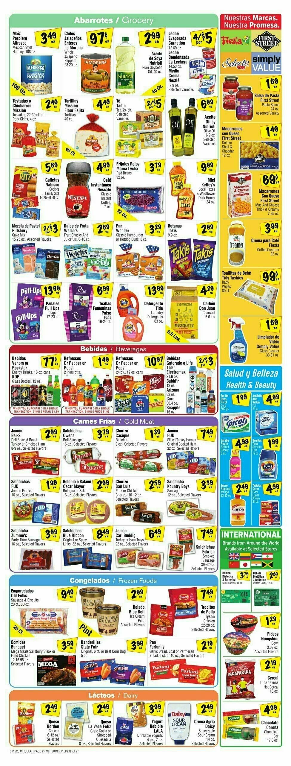 Fiesta Mart Weekly Ad from January 15