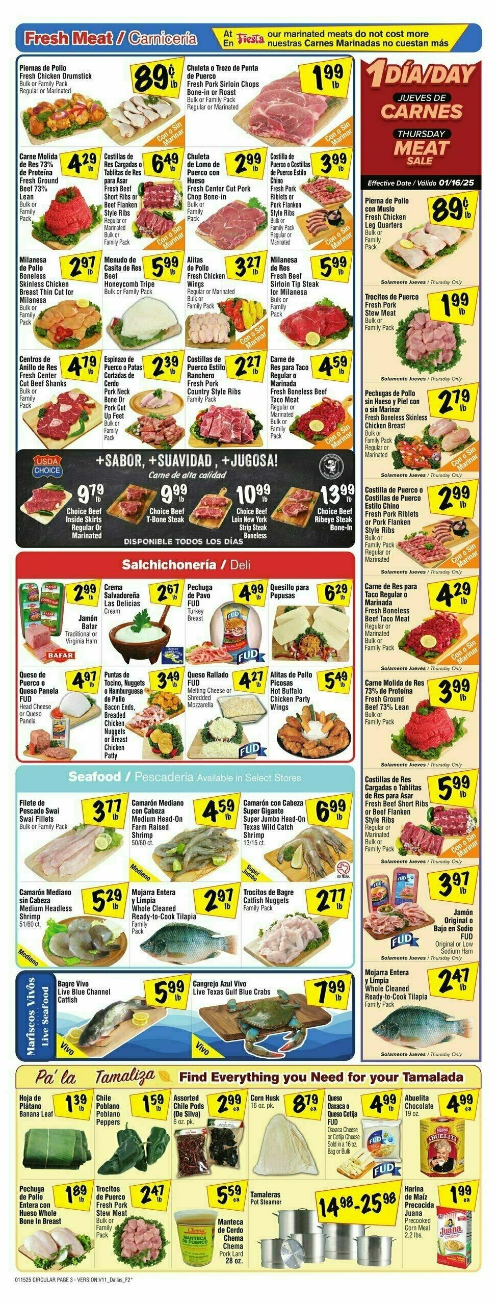 Fiesta Mart Weekly Ad from January 15