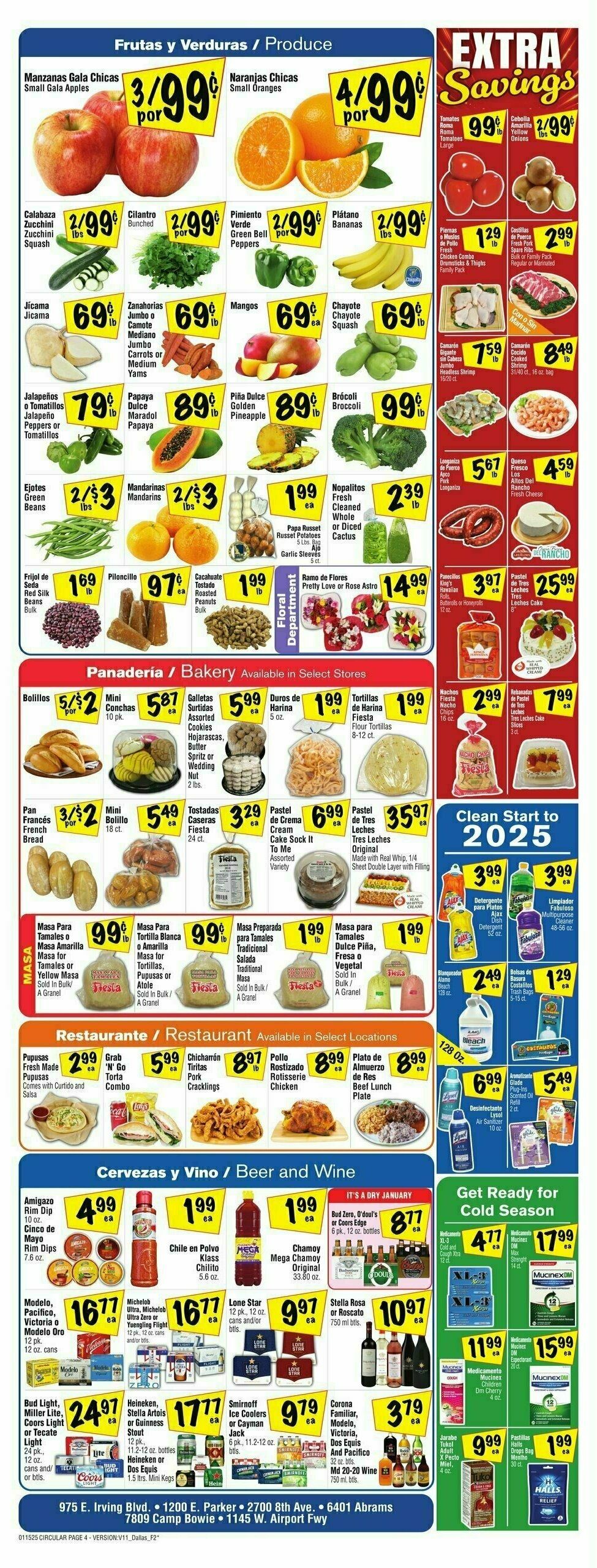 Fiesta Mart Weekly Ad from January 15