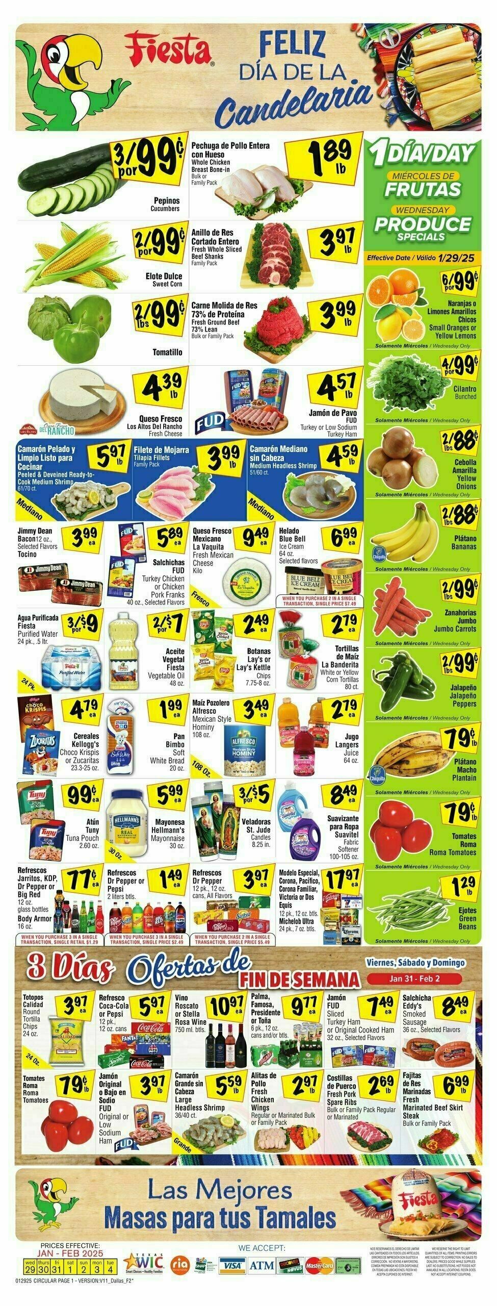Fiesta Mart Weekly Ad from January 29