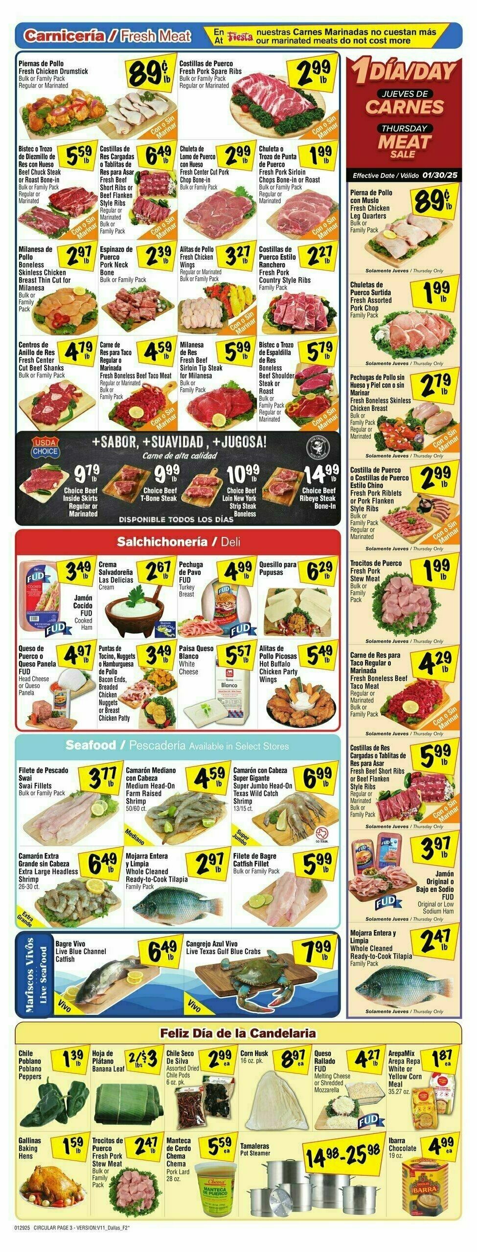 Fiesta Mart Weekly Ad from January 29