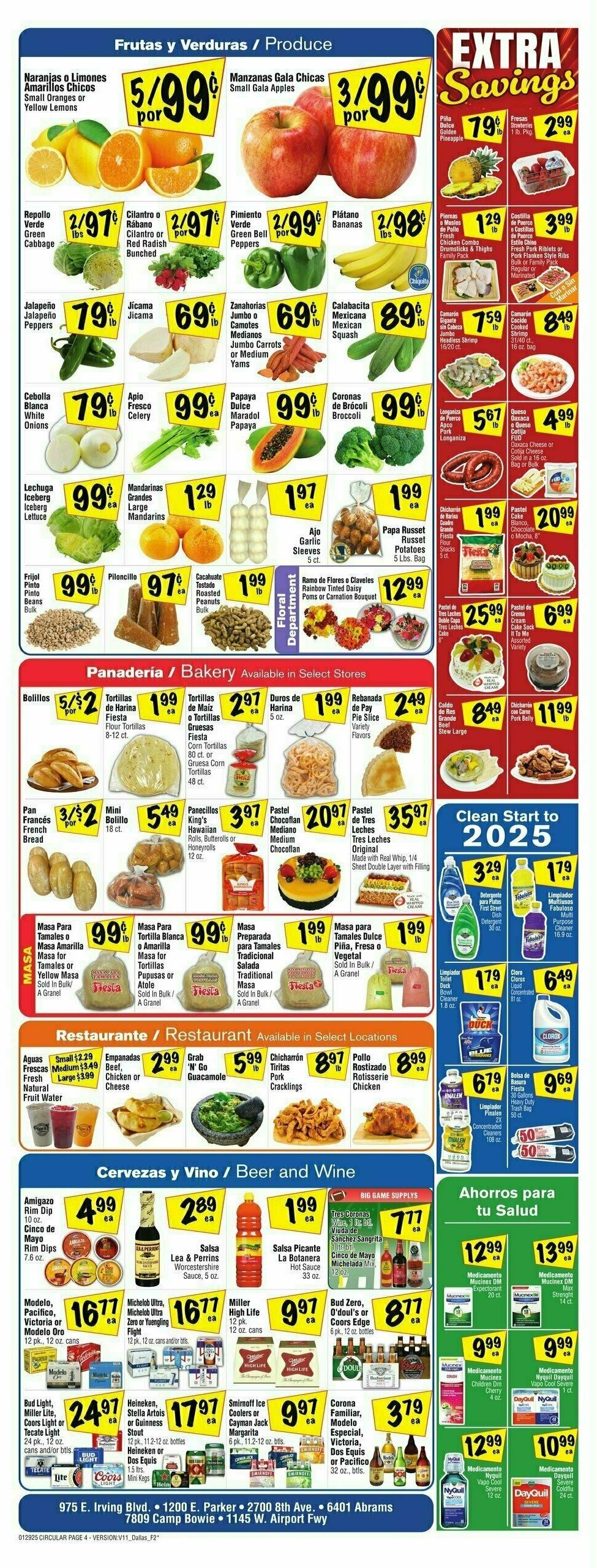 Fiesta Mart Weekly Ad from January 29