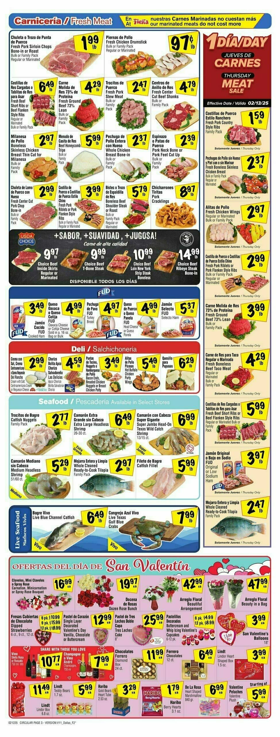 Fiesta Mart Weekly Ad from February 12