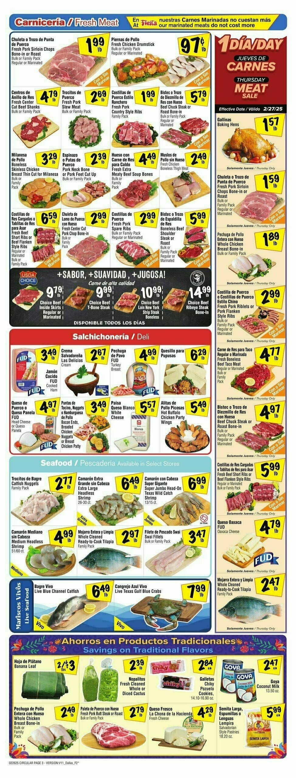 Fiesta Mart Weekly Ad from February 26