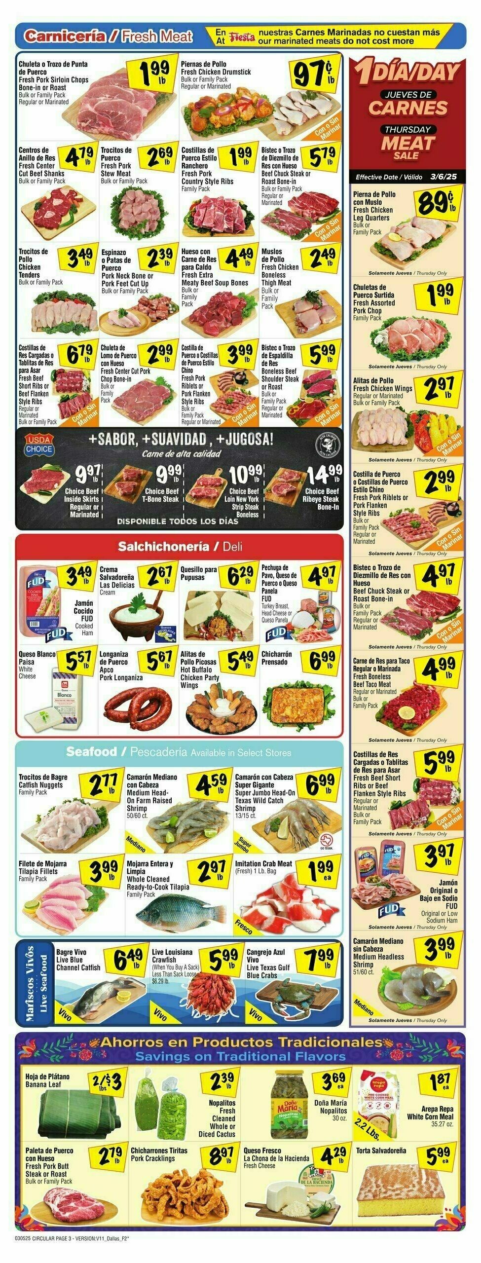 Fiesta Mart Weekly Ad from March 5