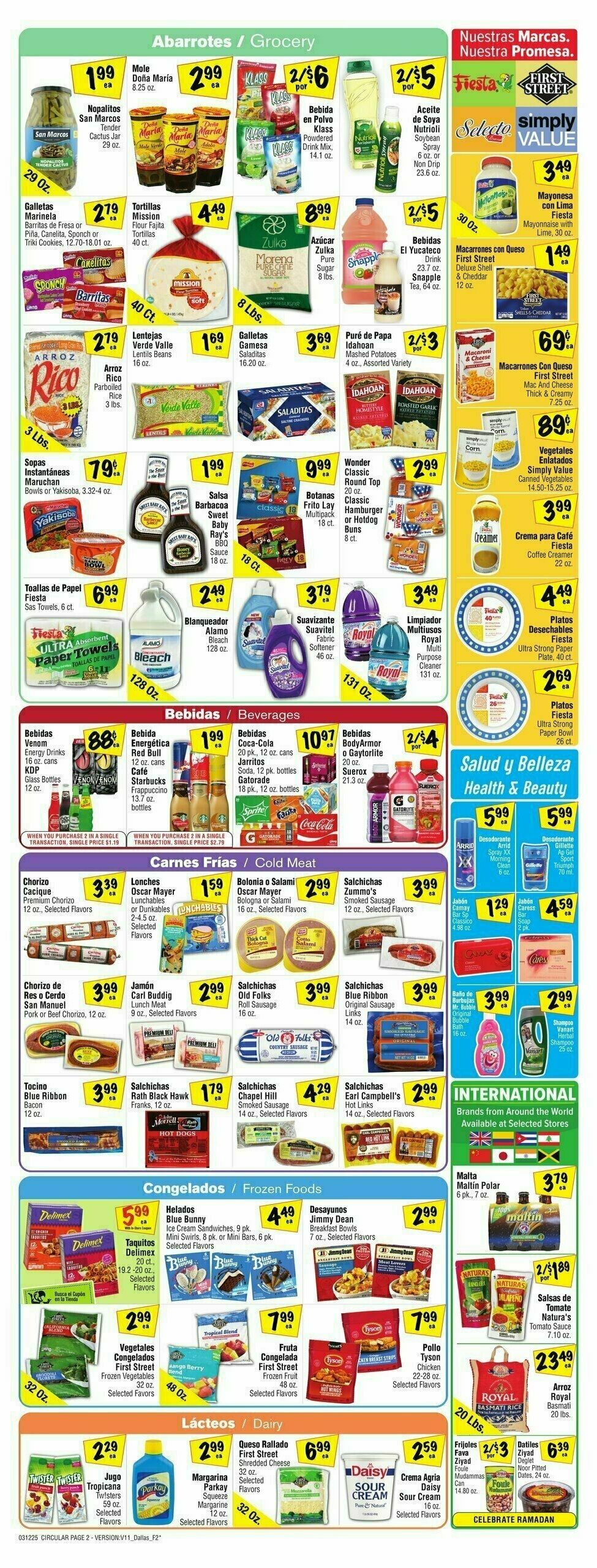 Fiesta Mart Weekly Ad from March 12