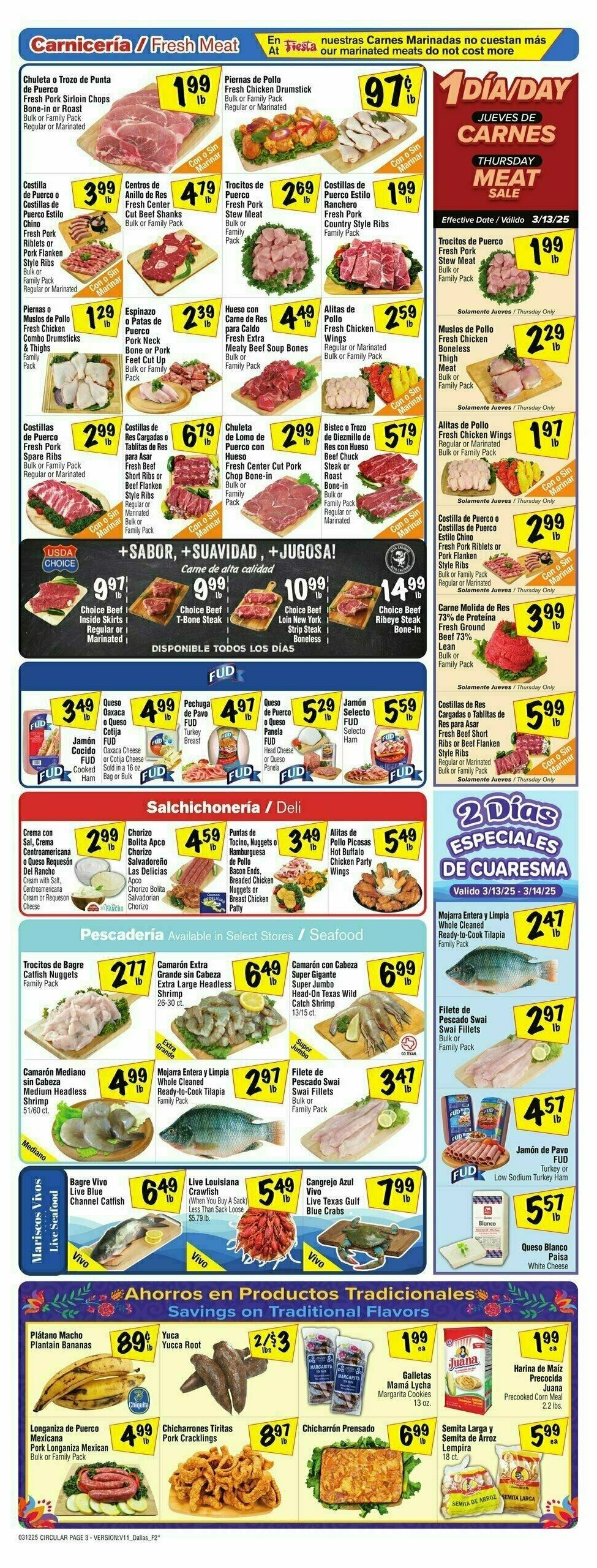 Fiesta Mart Weekly Ad from March 12