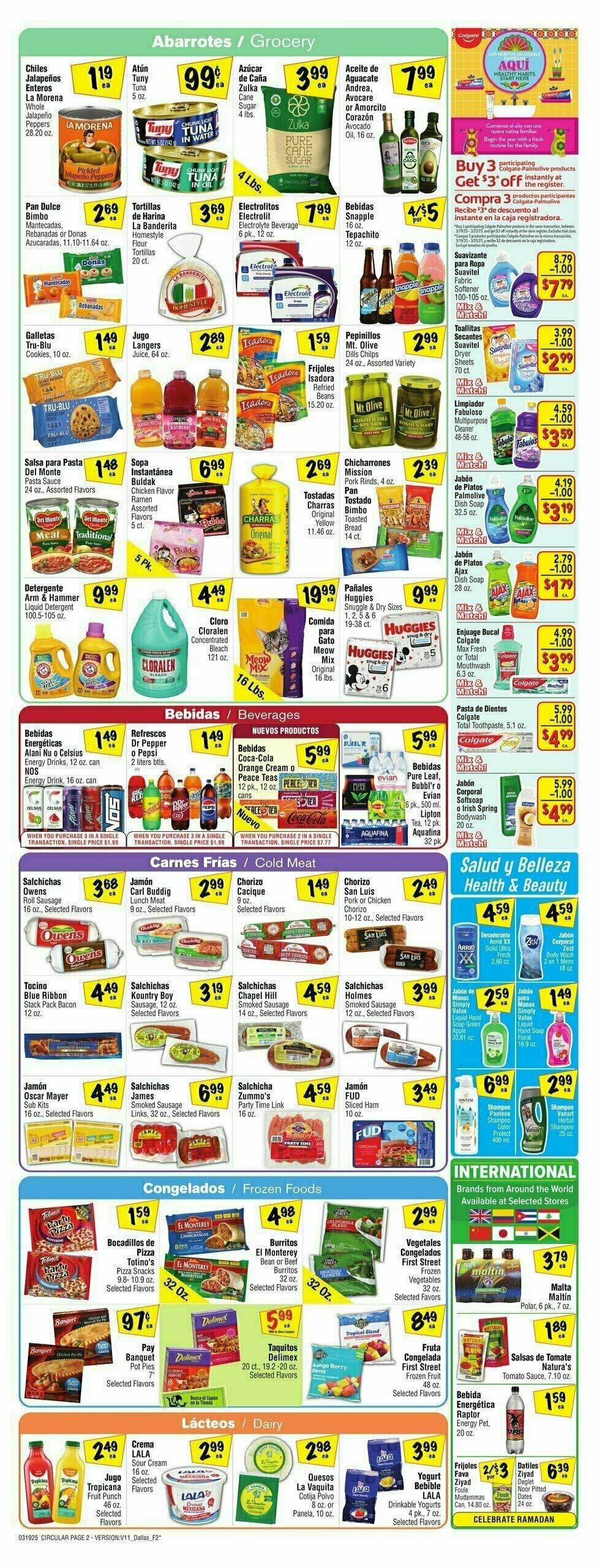 Fiesta Mart Weekly Ad from March 19