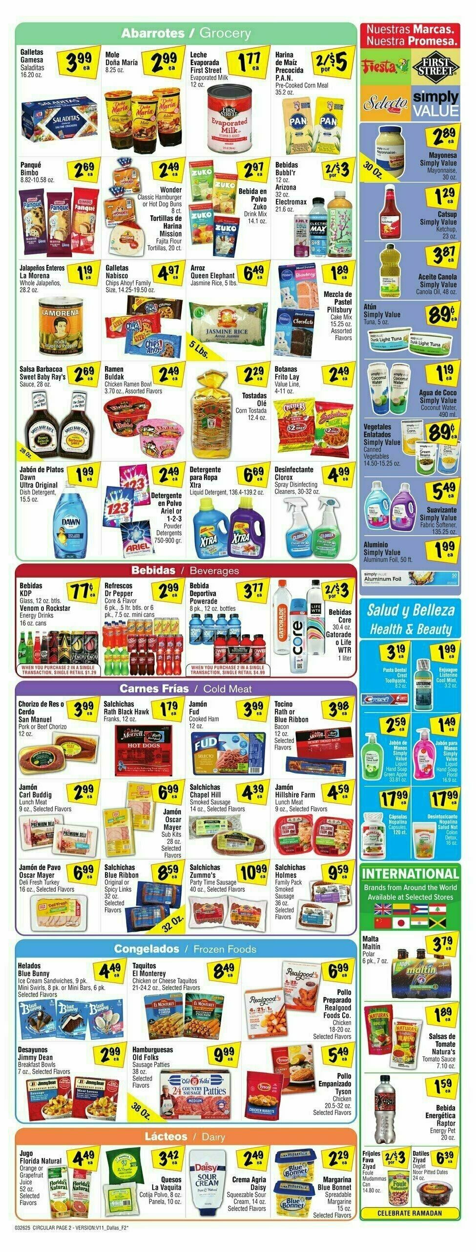 Fiesta Mart Weekly Ad from March 26