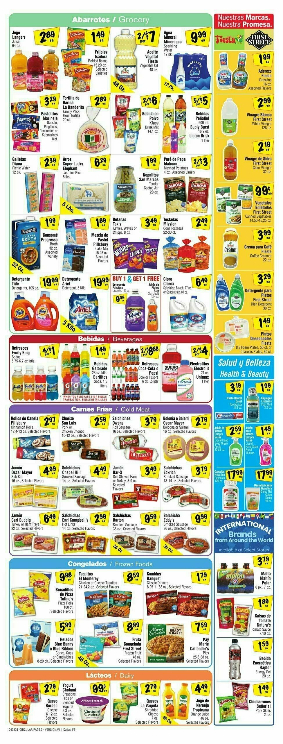 Fiesta Mart Weekly Ad from April 2