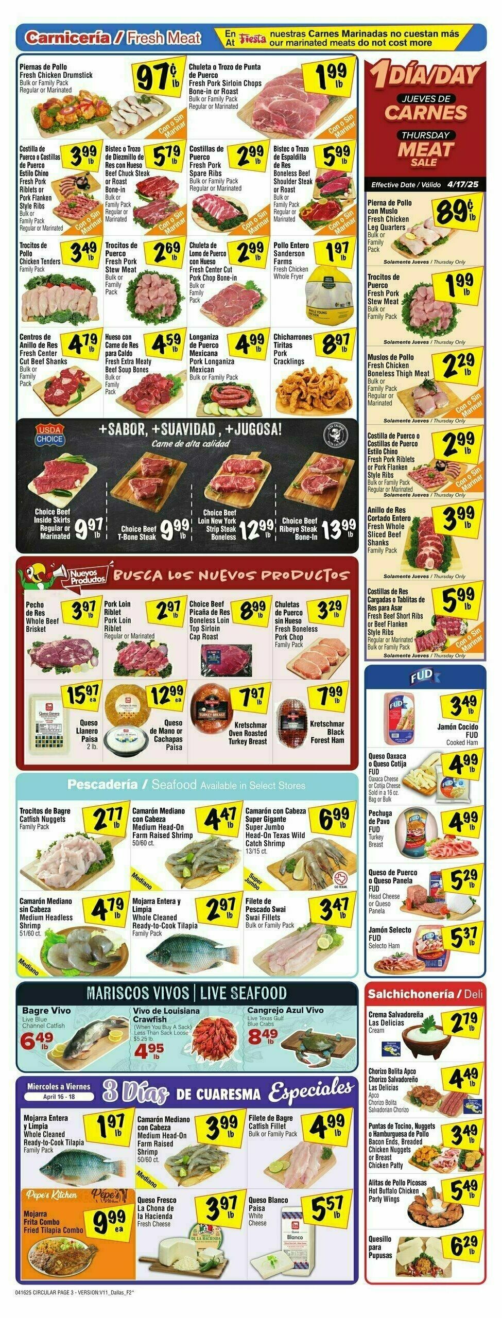 Fiesta Mart Weekly Ad from April 16