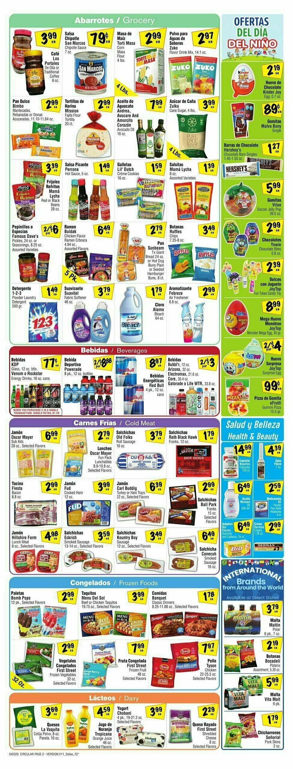 Fiesta Mart Weekly Ad from April 23
