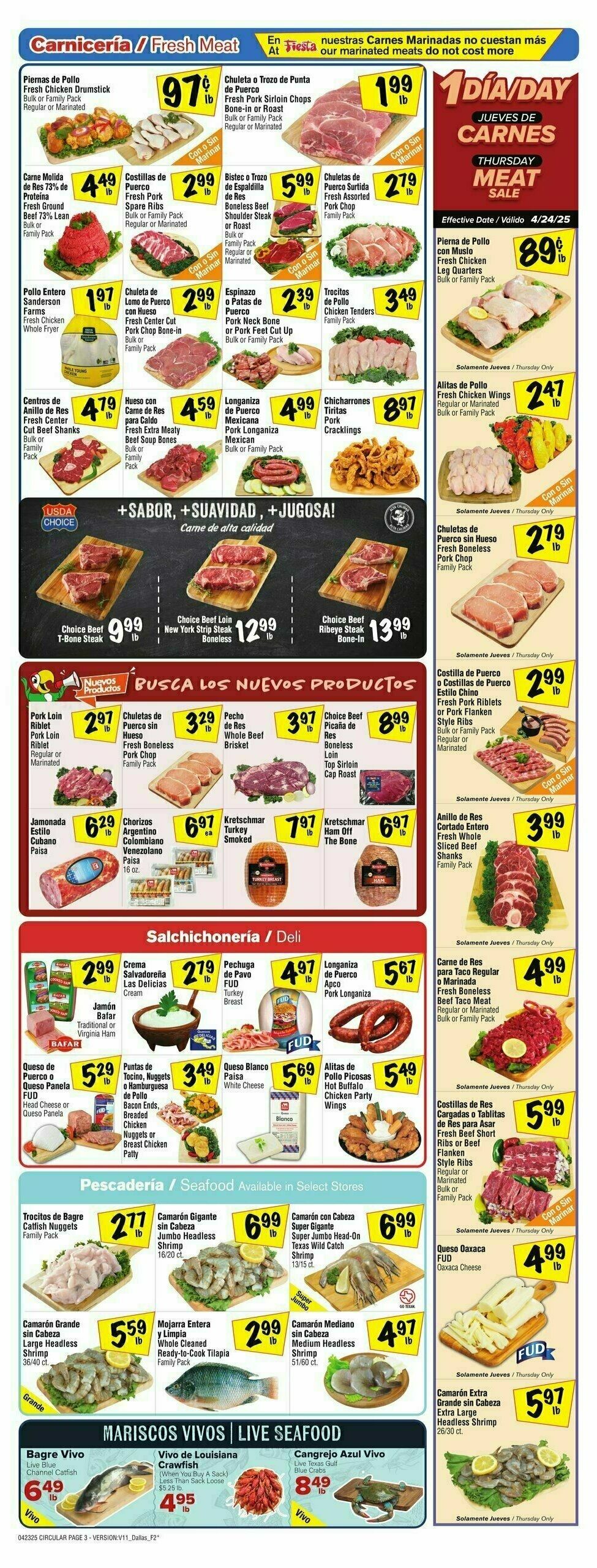 Fiesta Mart Weekly Ad from April 23