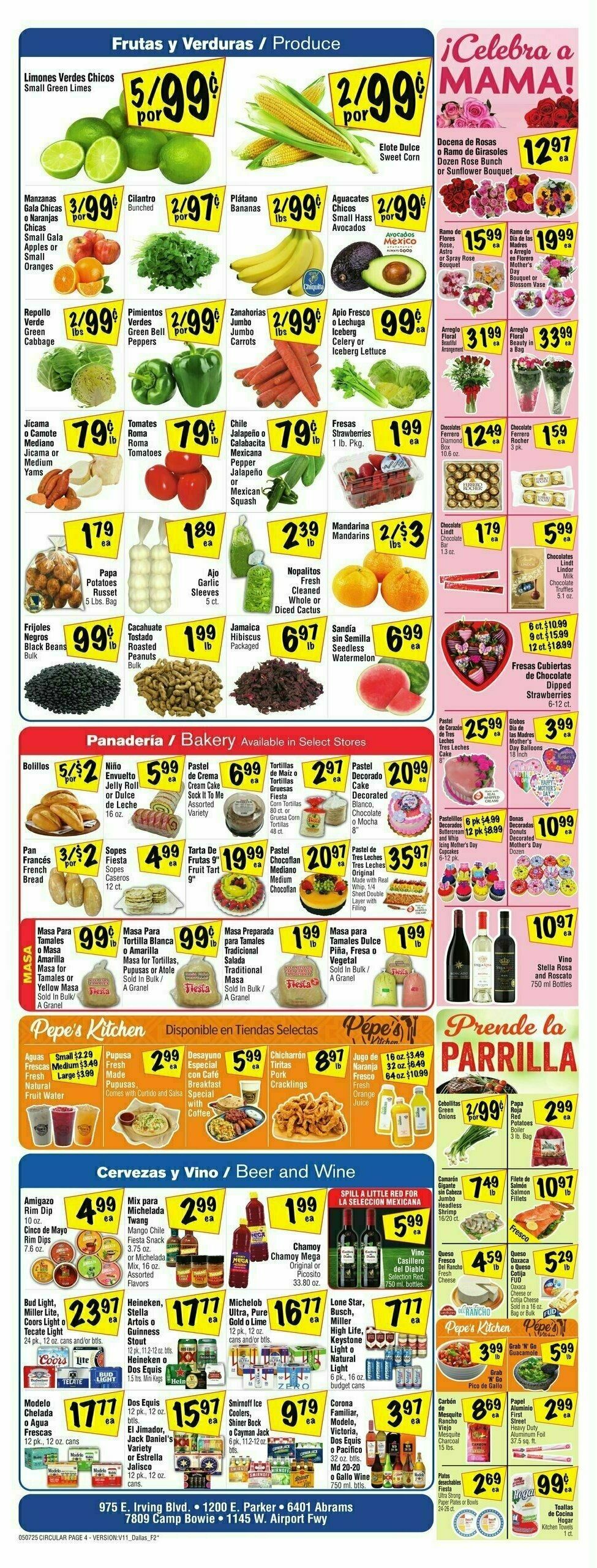 Fiesta Mart Weekly Ad from May 7