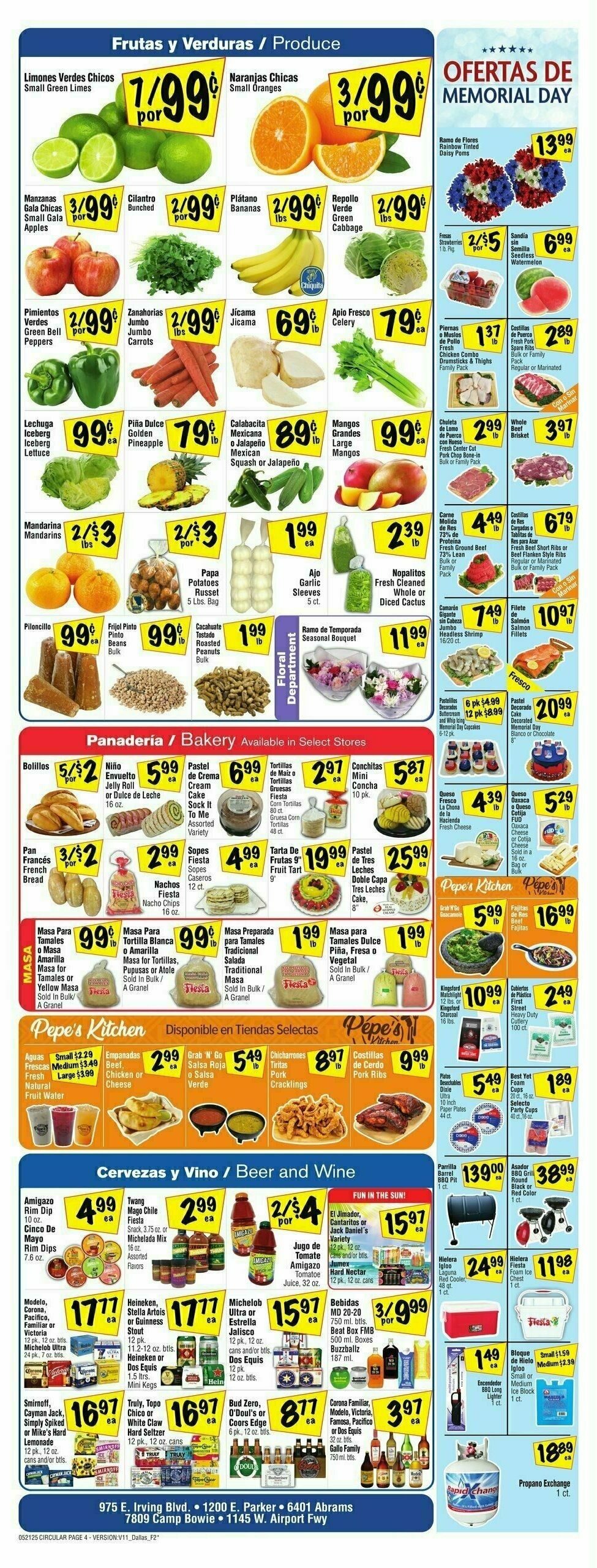 Fiesta Mart Weekly Ad from May 21